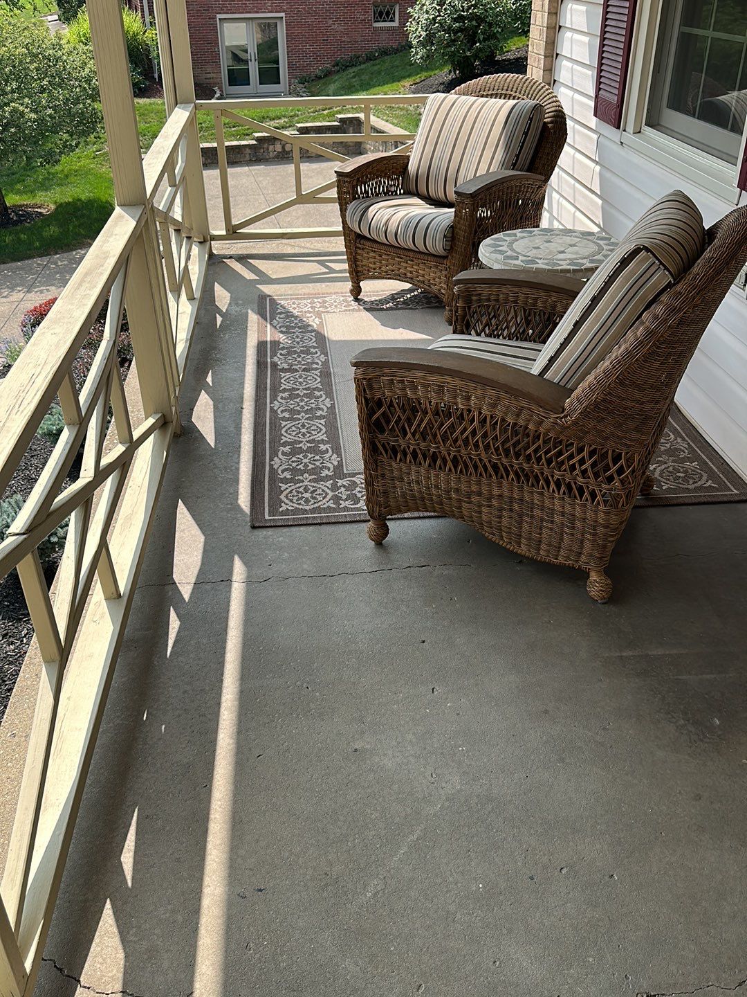 Porch, steps and Garage Project in Crafton by Floors in a Day, Inc