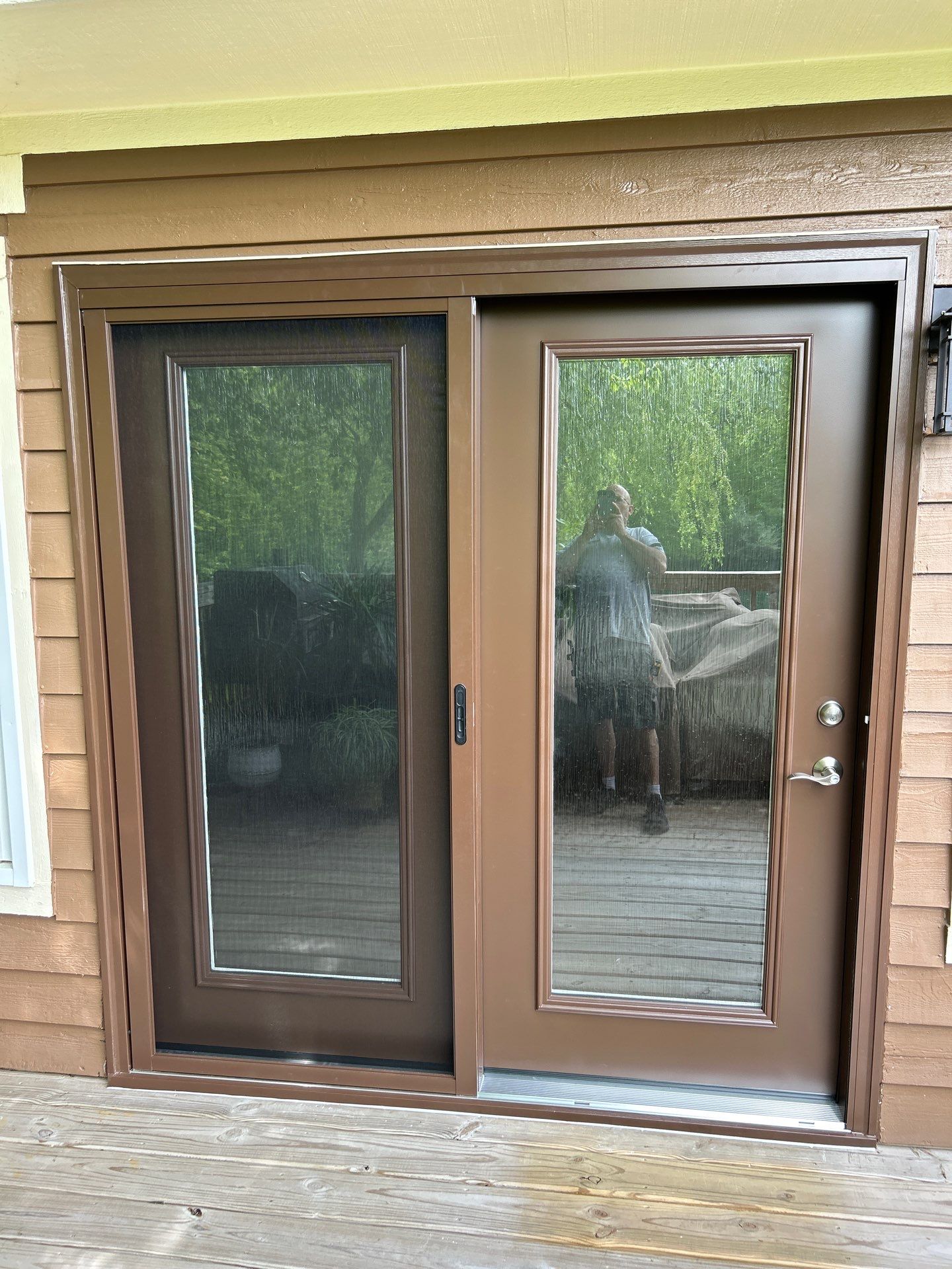 Entry Door and Patio Door Replacement With Structural Rot Repair by Merrifield Exteriors, LLC