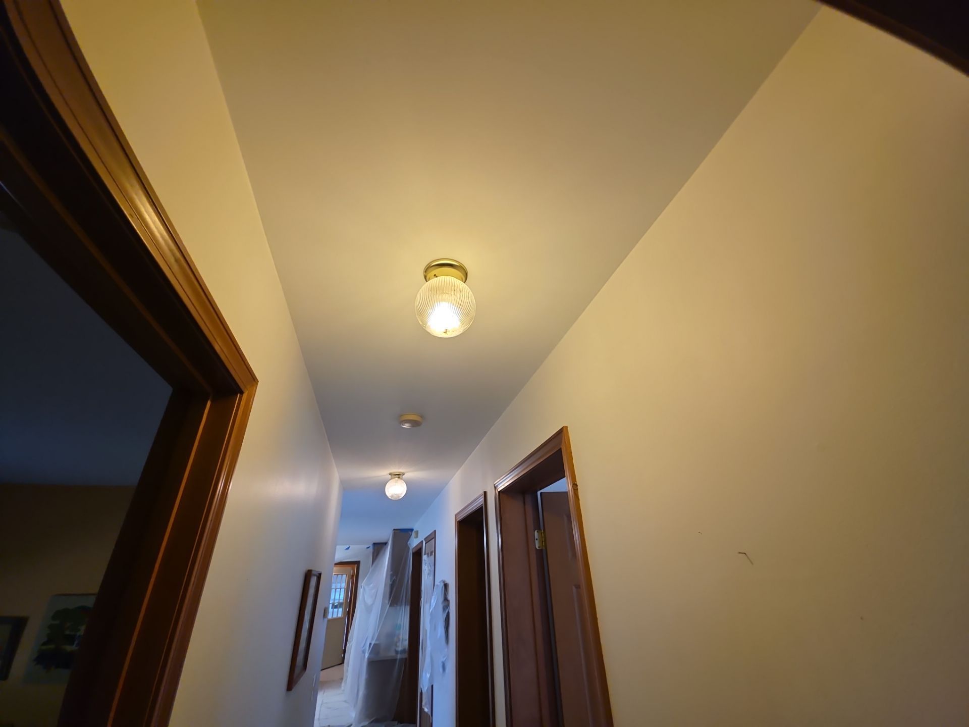 Interior Ceiling Repainting in Fremont Michigan by Gordon Painting