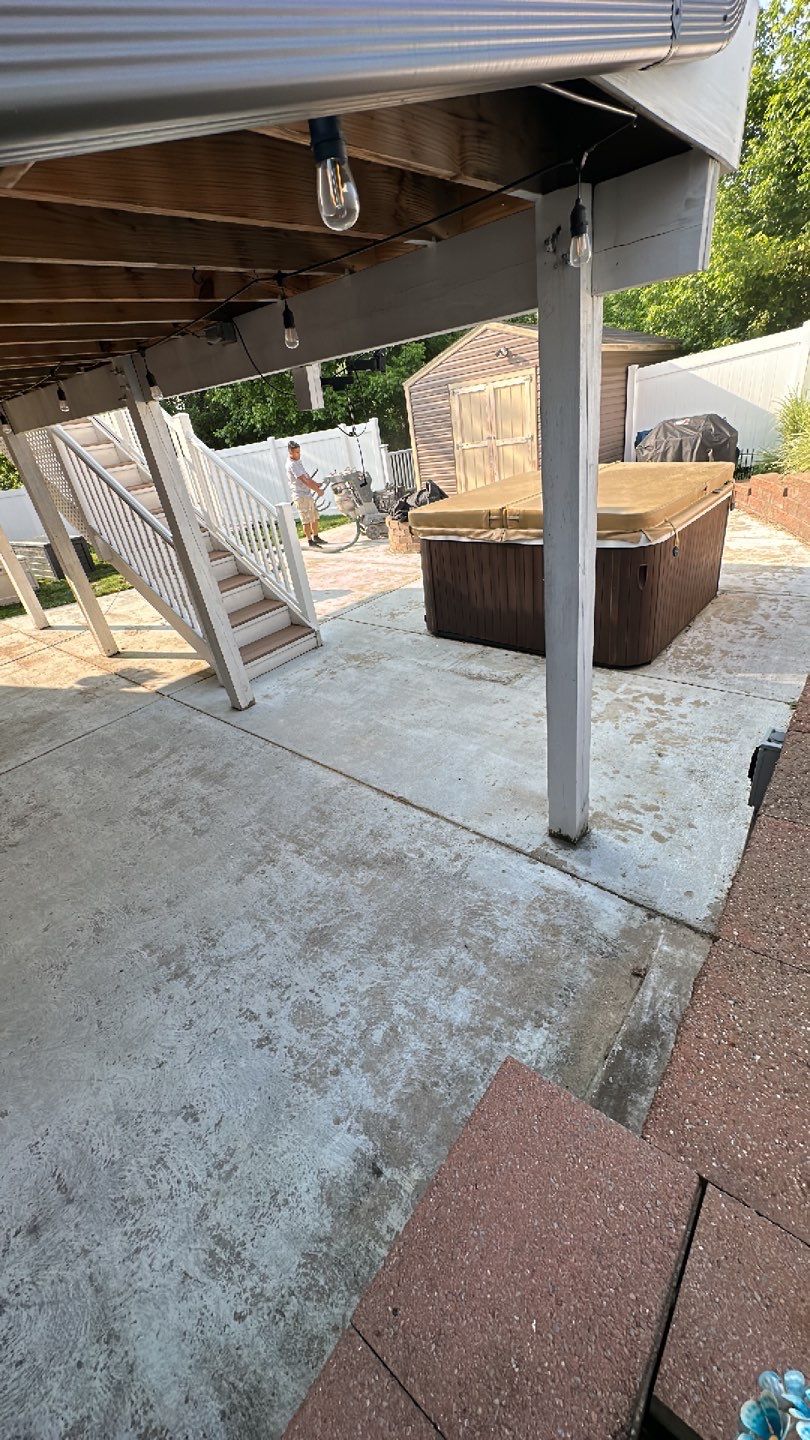 Large Patio Project in Imperial by Floors in a Day, Inc