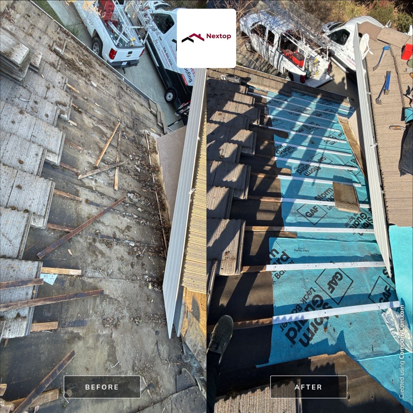 Residential Repair in El Dorado Hills  by Nextop Roofing