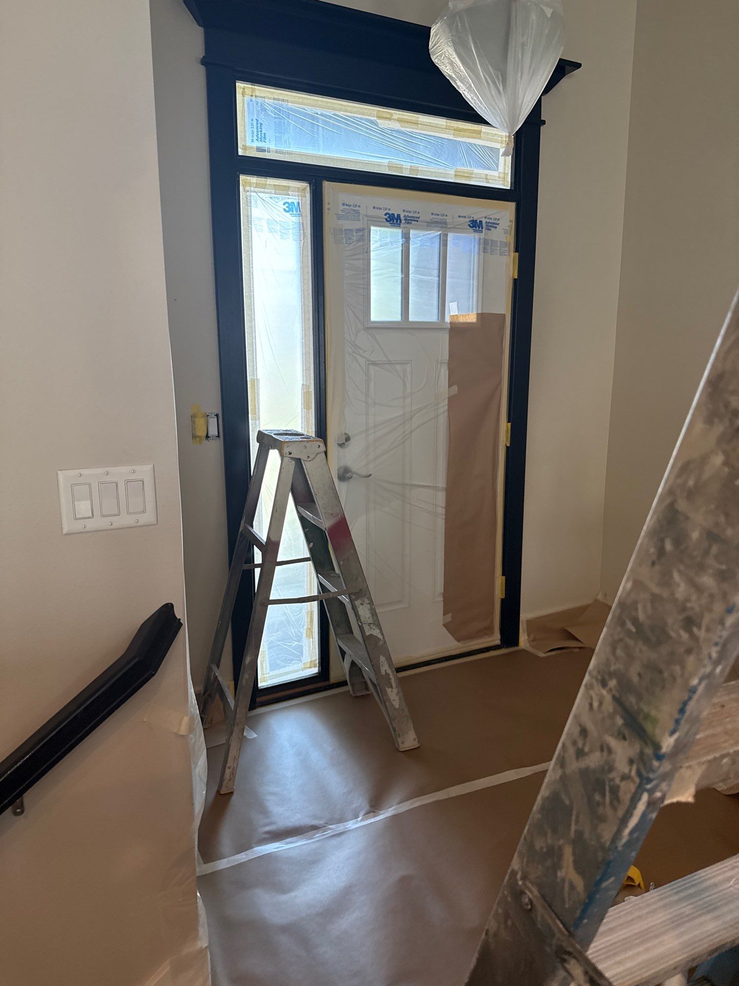 Residential Interior Repaint Color Change on Walls and Cabinets by Midwest Paint LLC