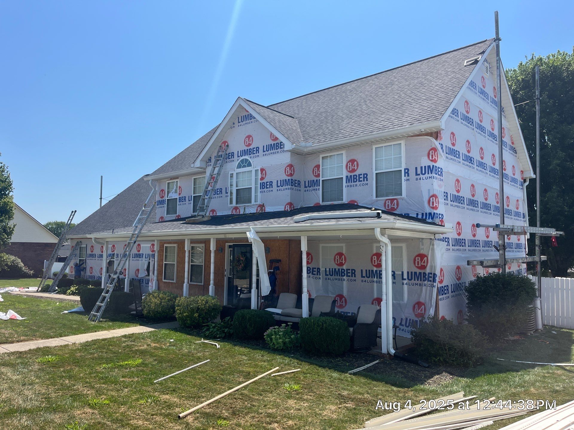 Siding Installation using Provia Siding by Fahey Roofing + Contracting