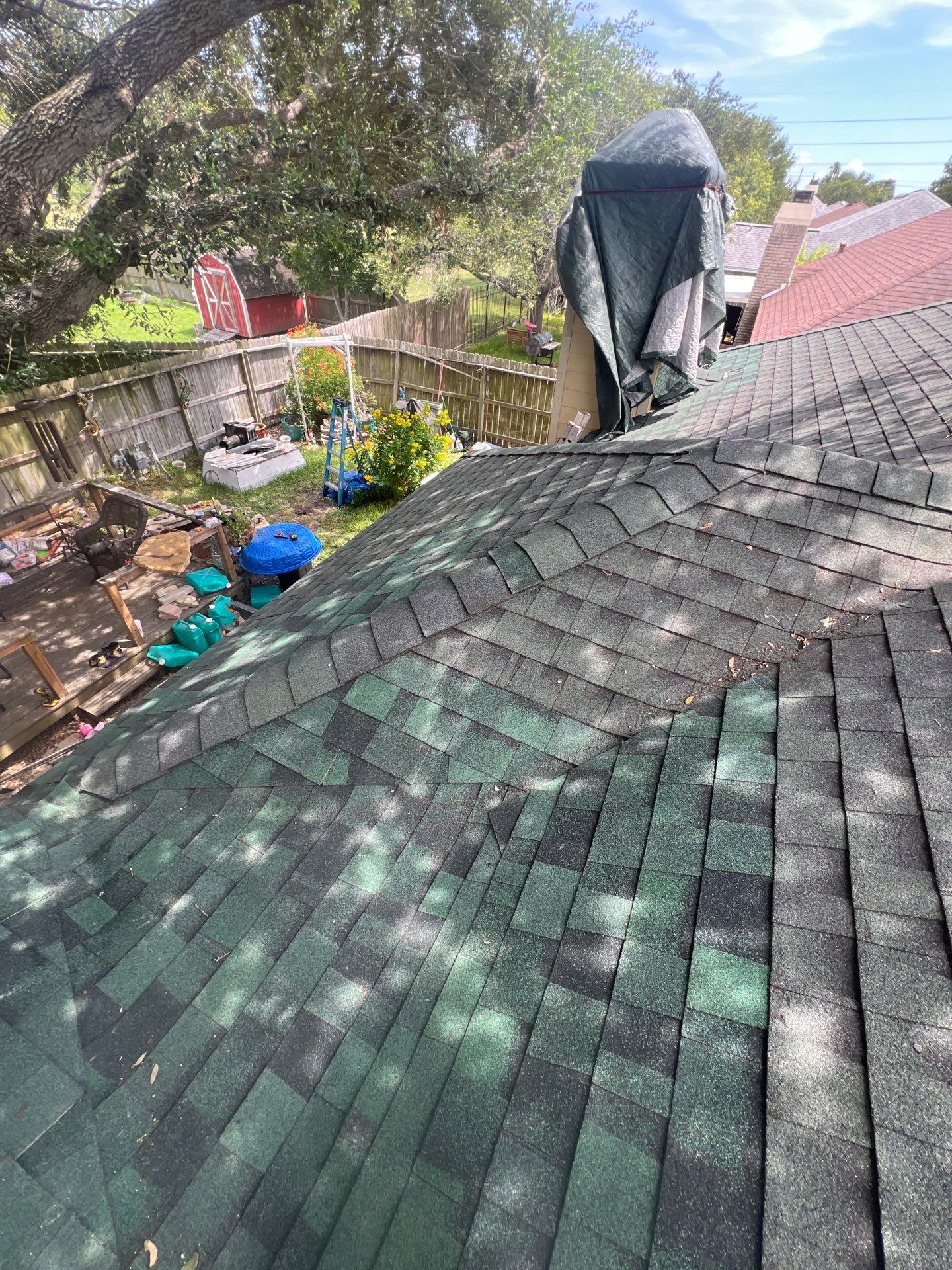 Rotting away under the Oaks by Bayfront Roofing and Construction