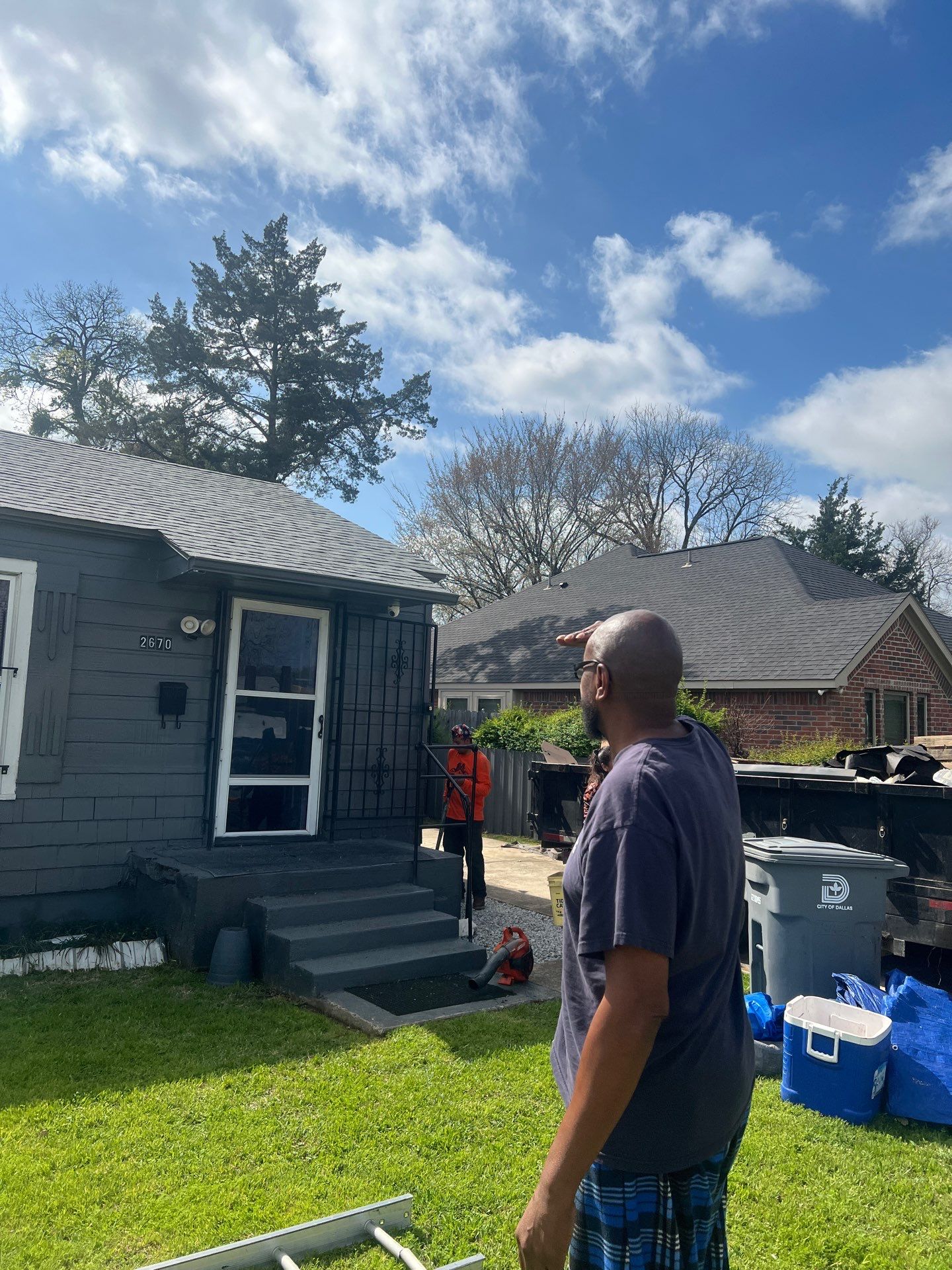 Project in Dallas by Rhino Roofing and General Contracting, LLC