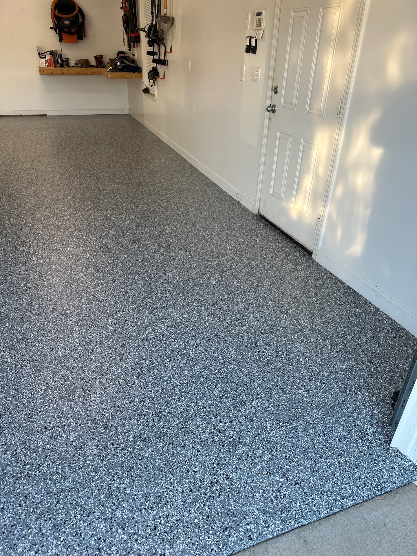 Garage Floor Coating using Wombat by My Garage Floor Guys