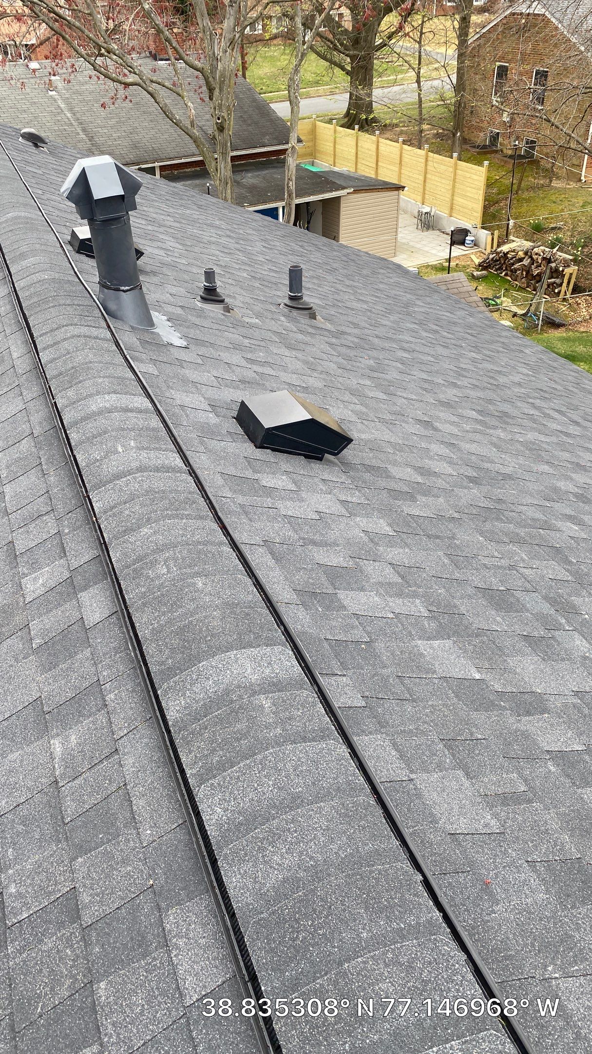 Alexandria CertainTeed Landmark Pro Roof in Max Def Charcoal Black by RM Banning, Inc.