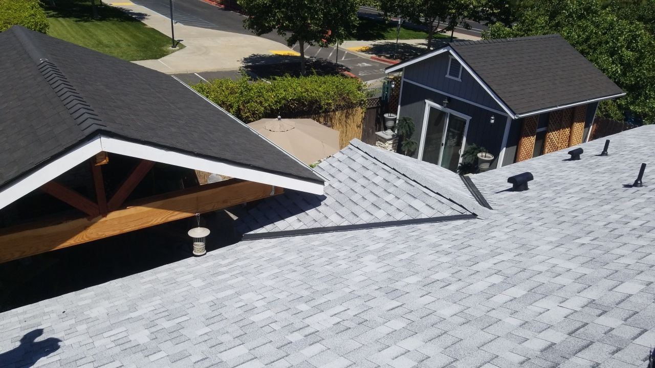 Upgraded gutters and roof by Byers Enterprises