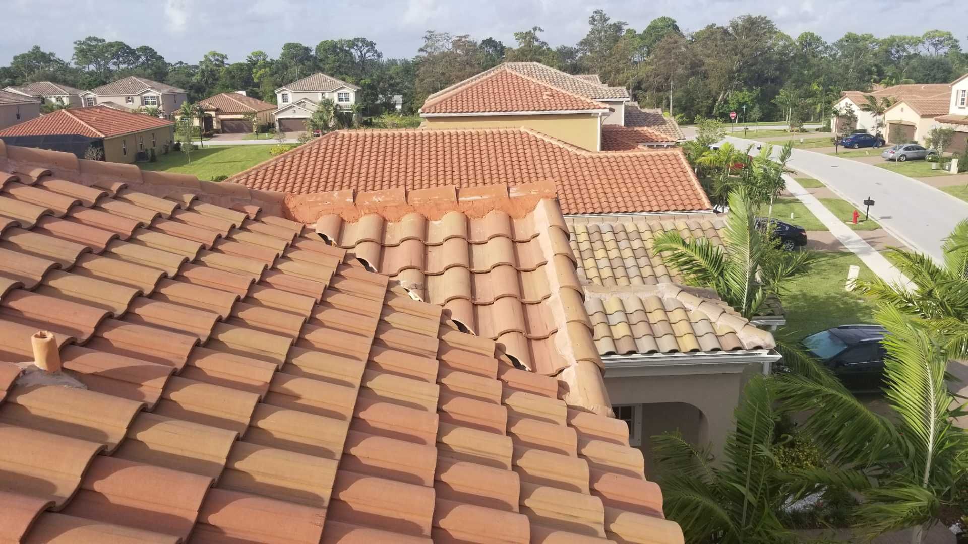 Concrete Tile Roof Repair using Concrete Roof Tile by Aastro Roofing