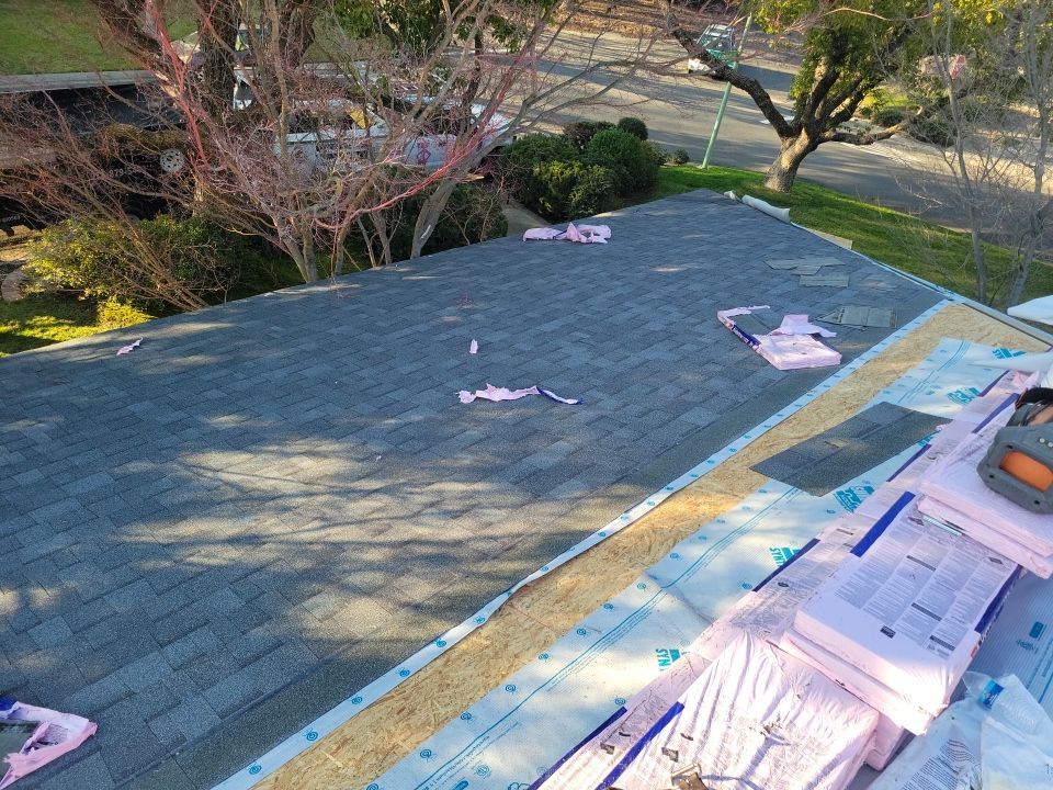 Residential Roofing Installation using Owens Corning Roofing Shingles by Byers Enterprises 