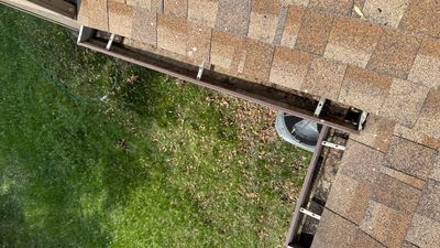 Turtle Shell gutter protection installation in Naperville, IL 60563, photograph 29