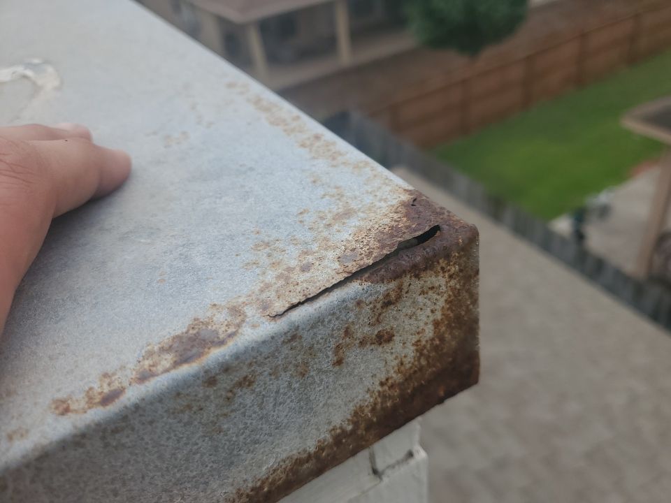 Chimney Cap Replacement using Custom Fabricated Stainless Steel by Lighthouse Roofing