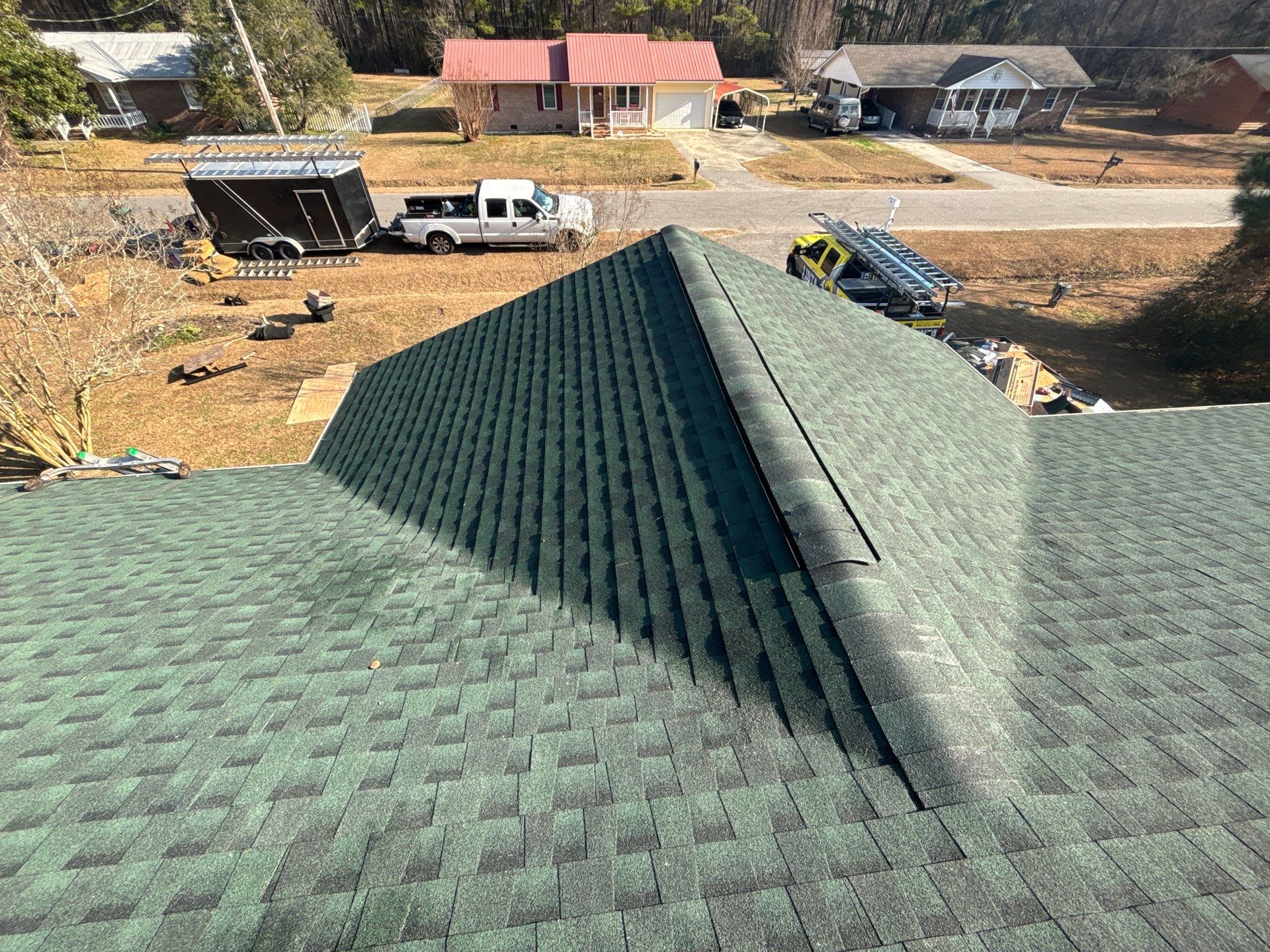 GAF HDZ - Hunter Green by Linta Roofing
