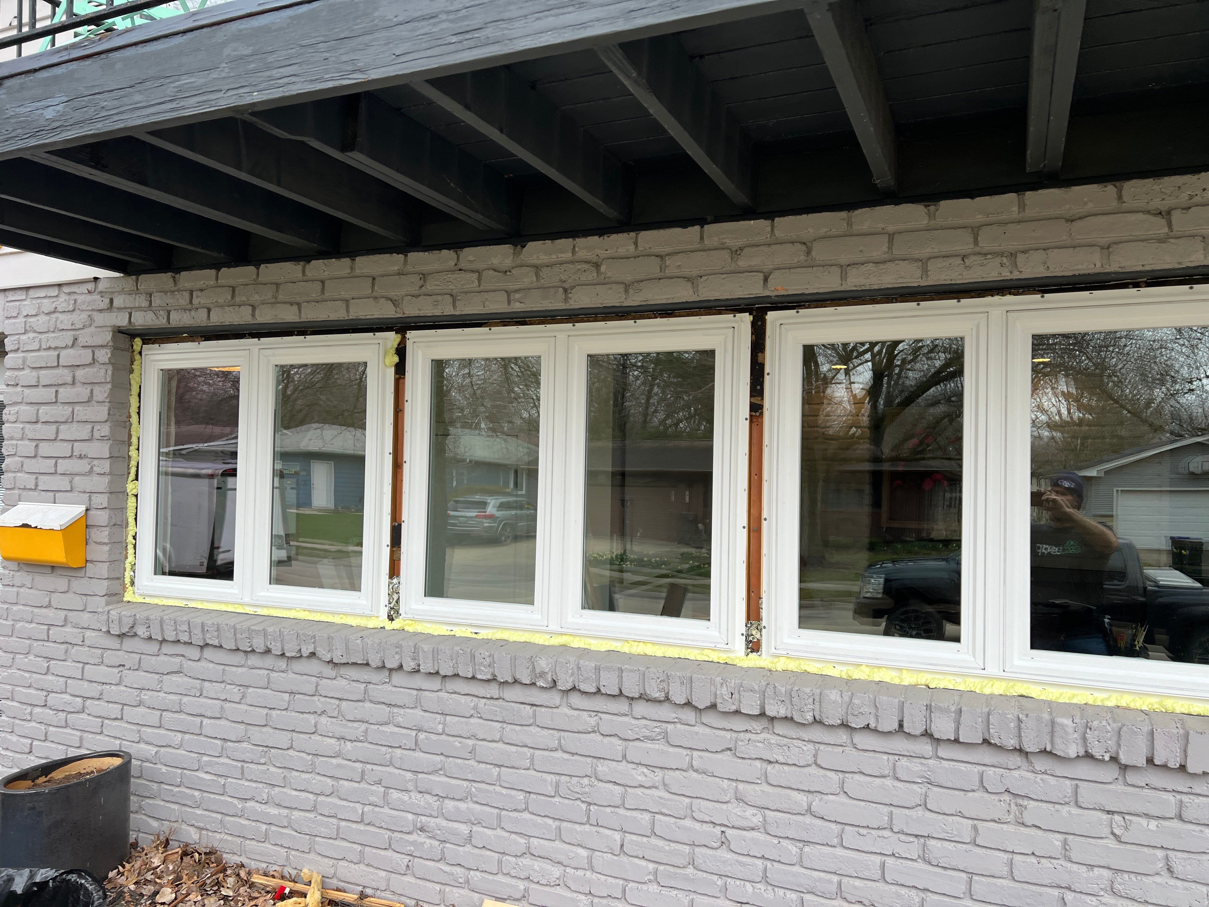 Window Installation using Pella 250 series vinyl window by United Windows and Siding LLC