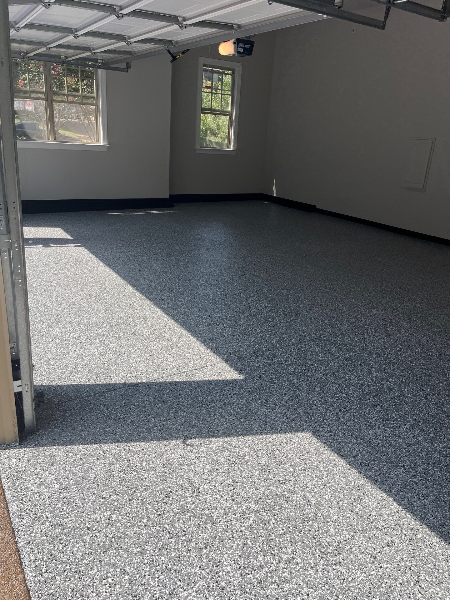 Garage Floor Coating using Wombat by My Garage Floor Guys