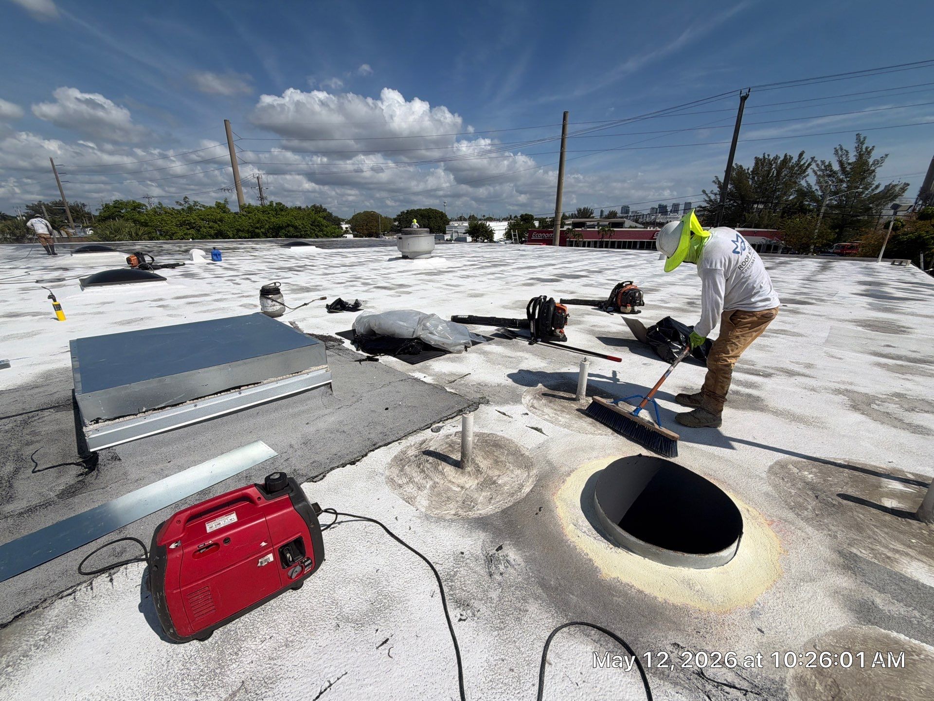 Fort Lauderdale Commercial Roof Restoration and Reflective Coating Installation by Roof King LLC