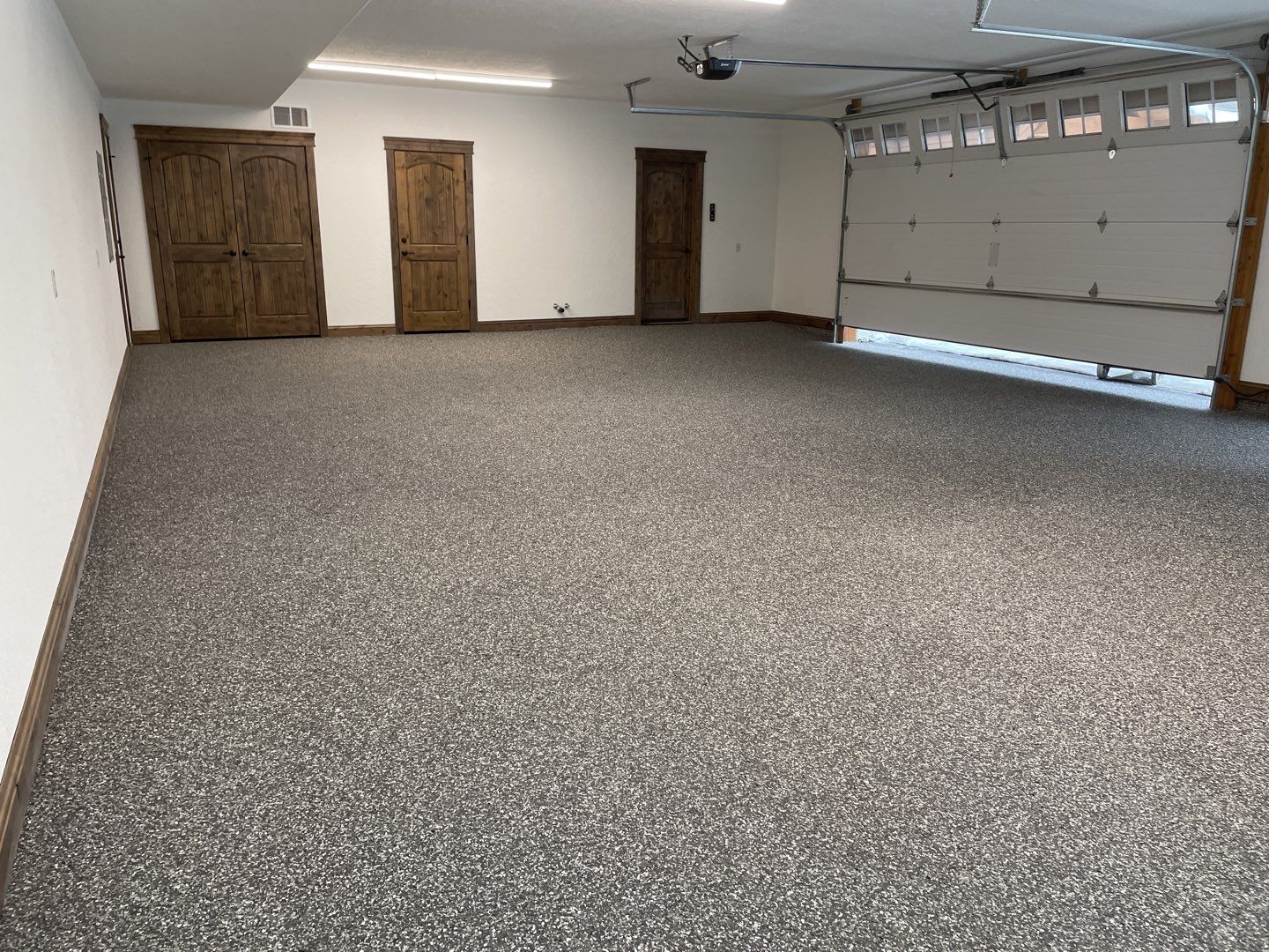Garage Transformation using Silver Creek by Croc Coatings, LLC