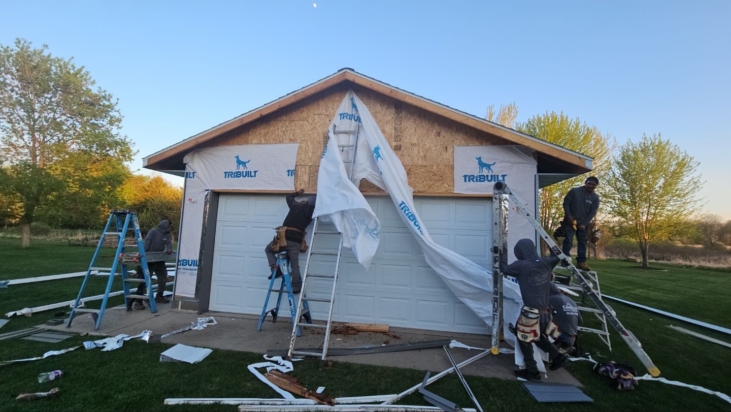 Project in Sartell by CoMitted 365 Roofing & Exteriors 