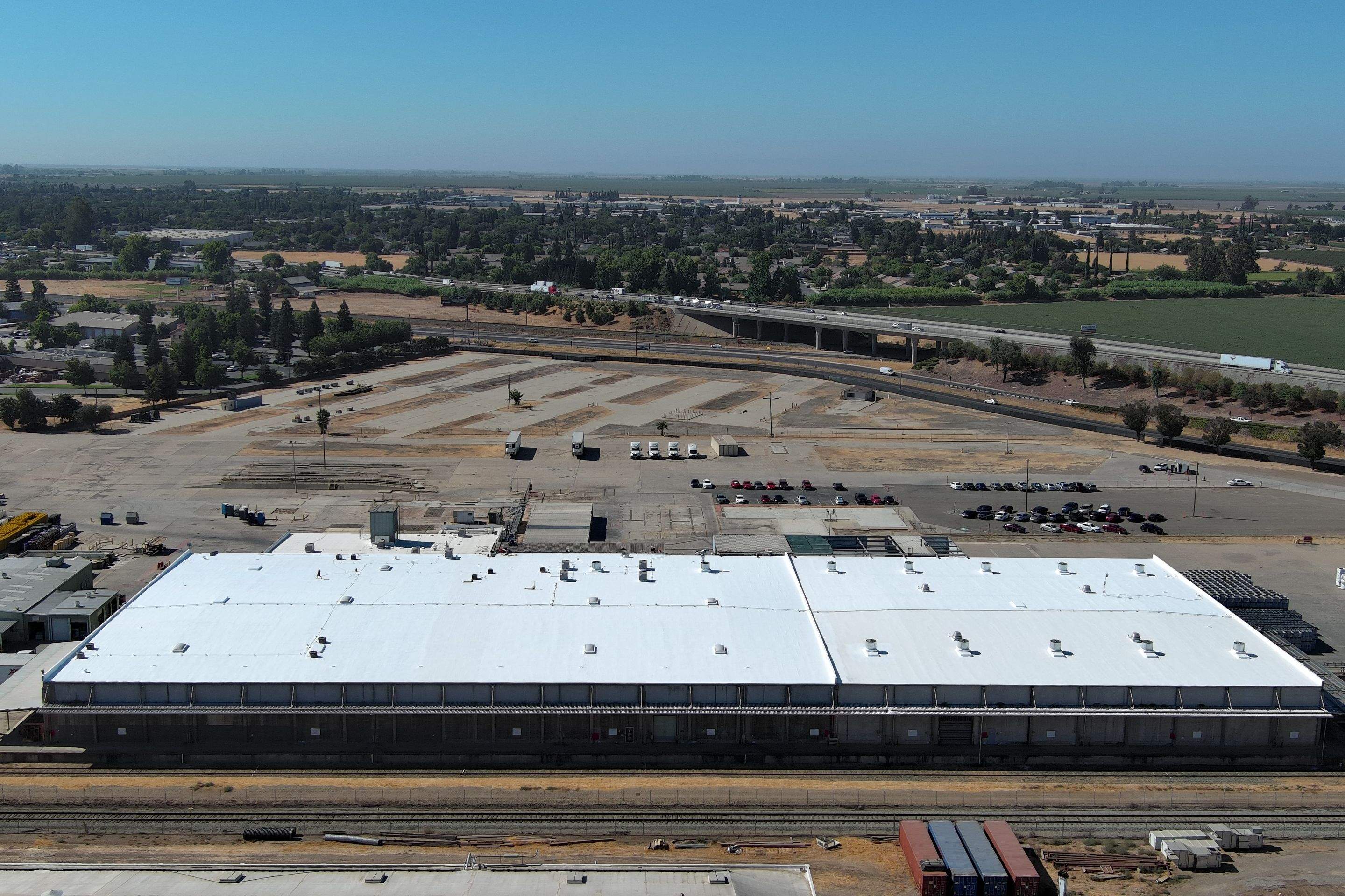 Pro Farms Spray foam roofing project by Straight Edge Roofing Inc