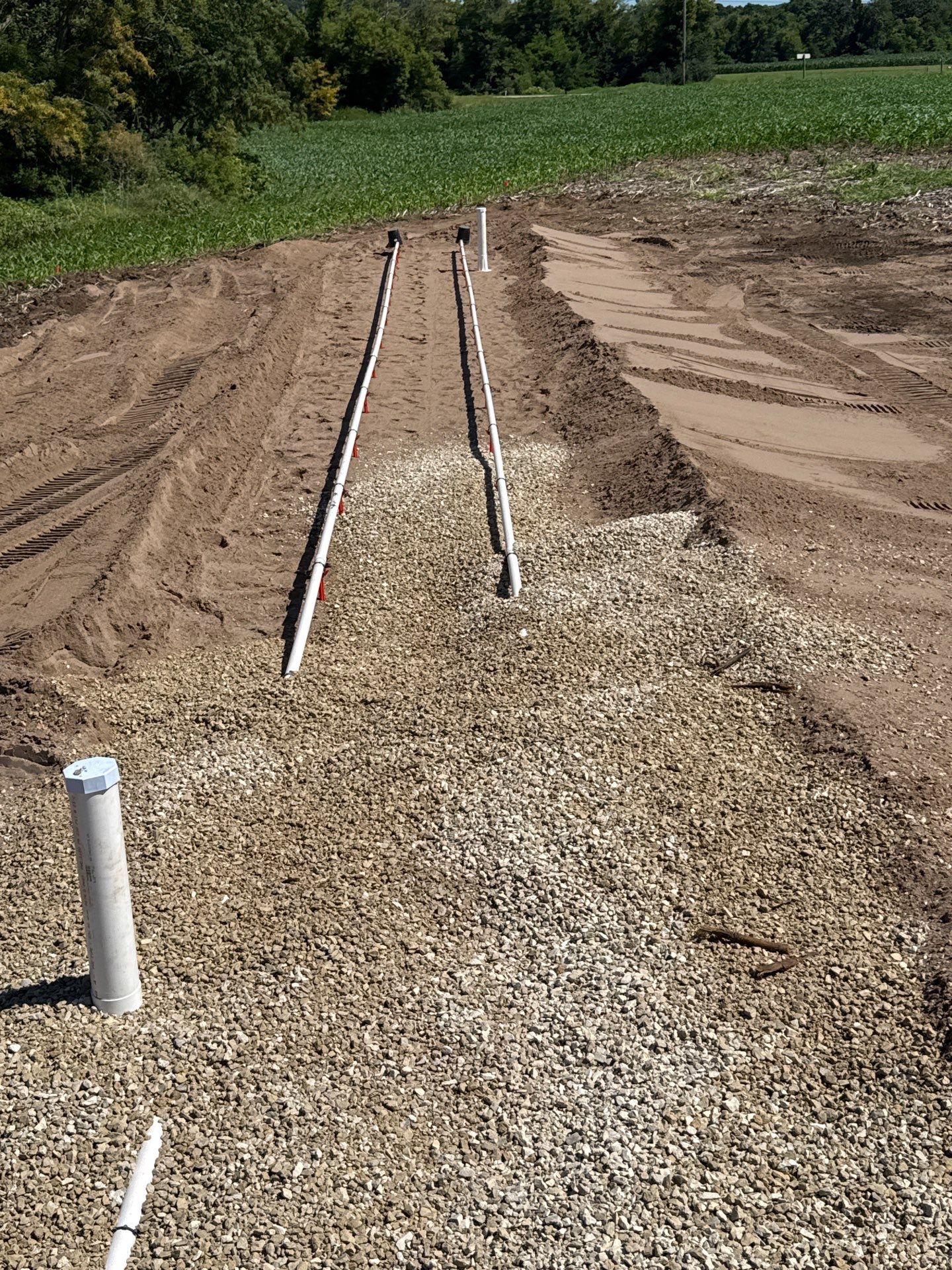 Excavation and Underground Plumbing Installation in Gilmanton, Wisconsin by Gunderson Plumbing & Concrete LLC