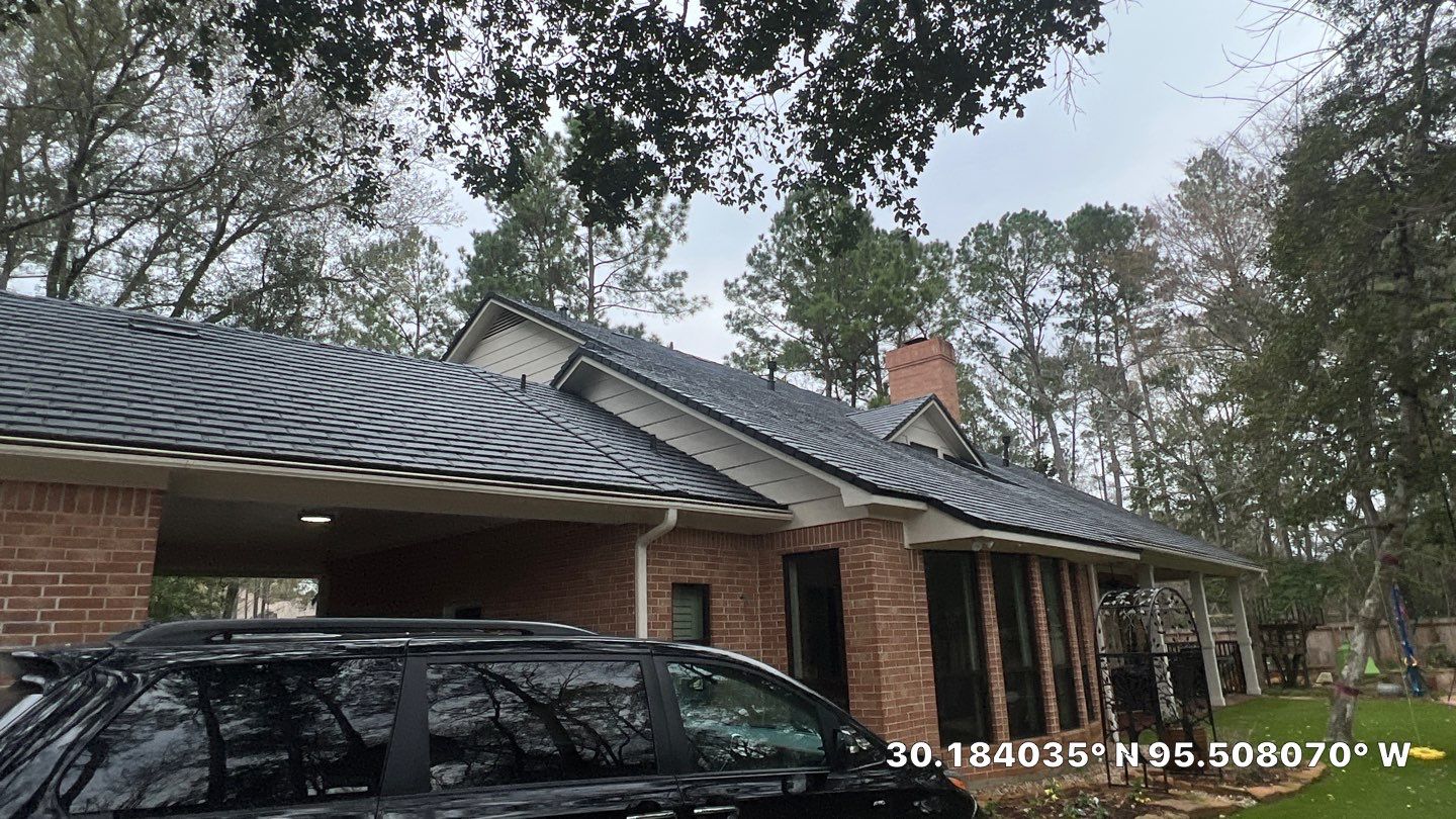 Residential Roof Replacement using Davinci Province Slate Shingles by Elite Roofing LLC