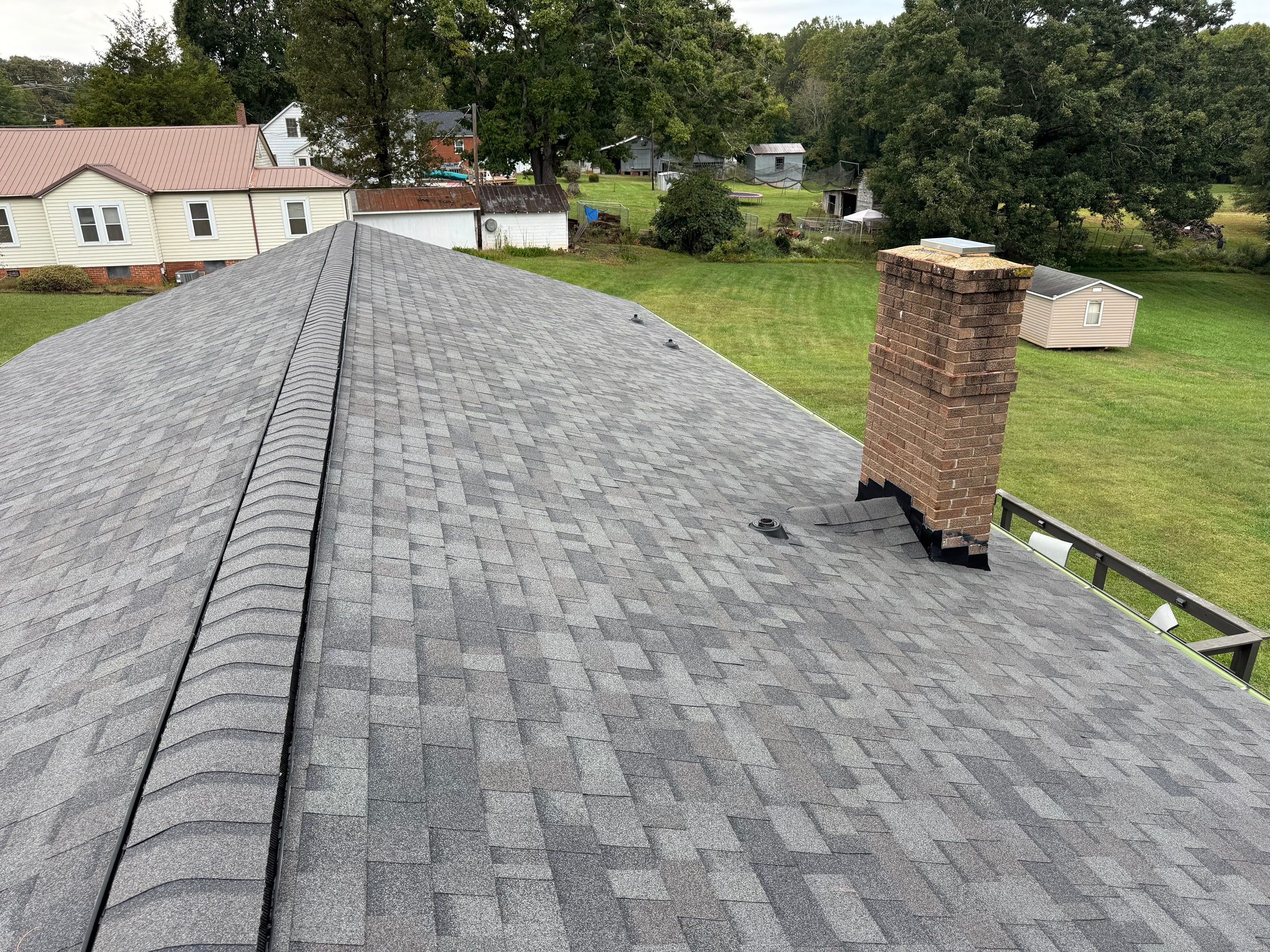 Project in Vale, Nc by Tims Roof Contactors Llc 