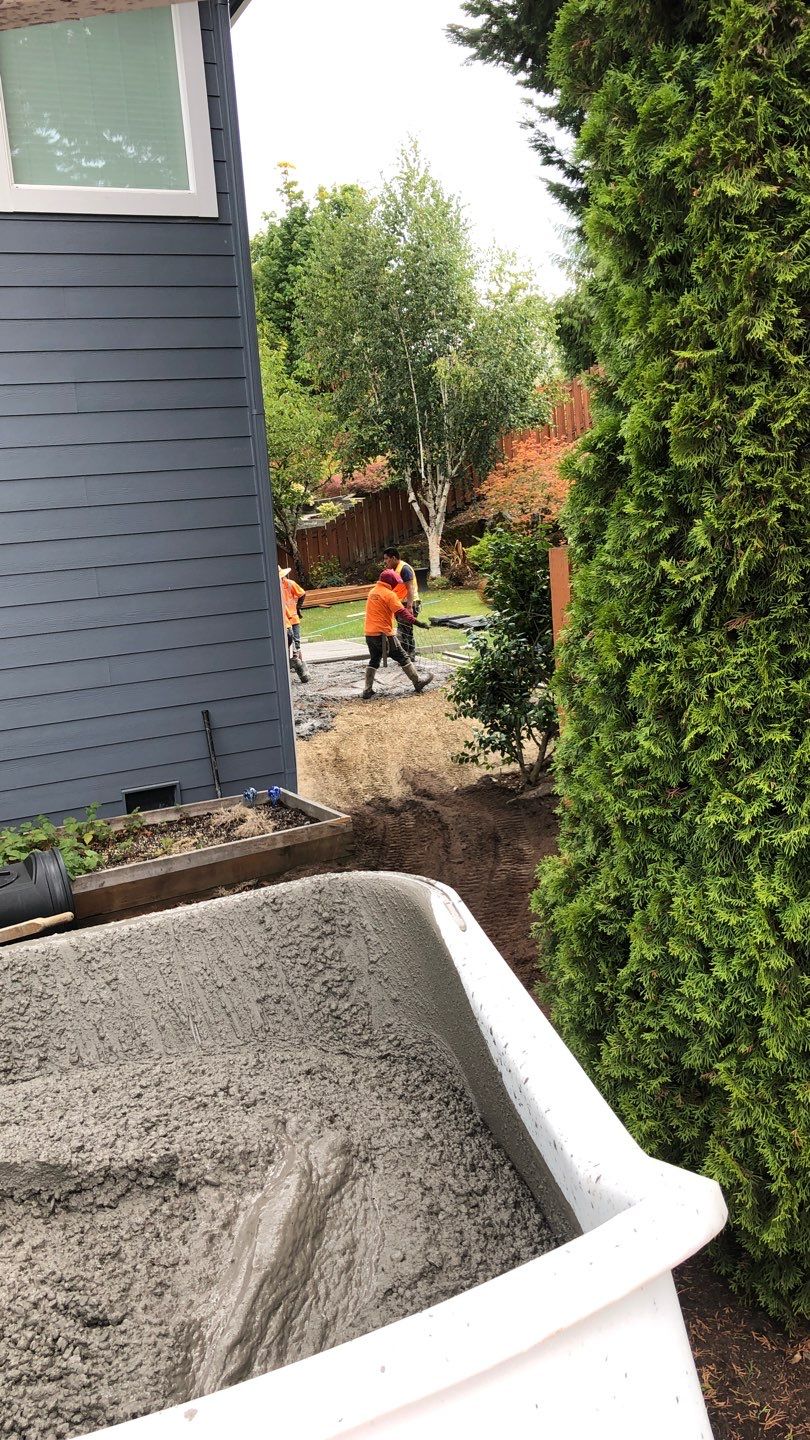  Amy | Stamped Finish Patio, Concrete Project by Jireh Asphalt & Concrete Inc 