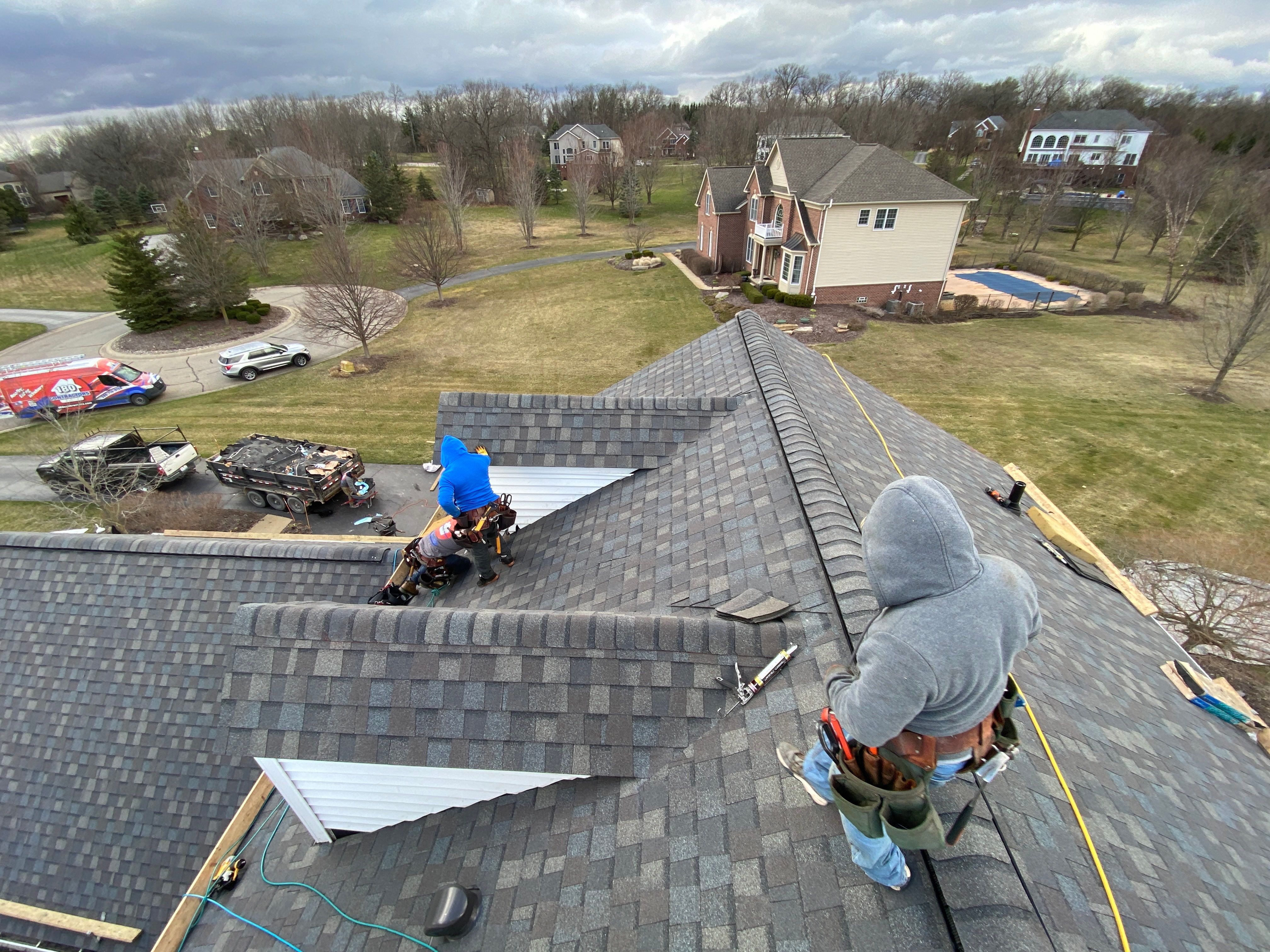Roof Replacement using CertainTeed Landmark by 180 Contractors