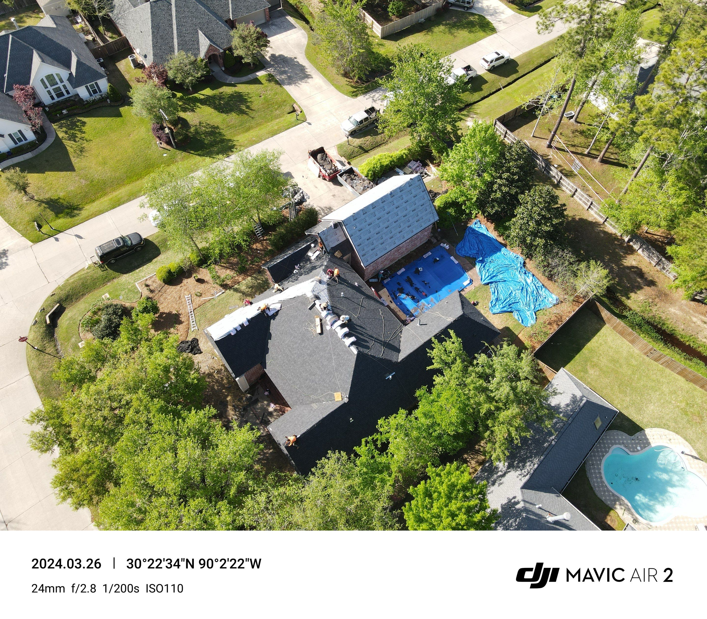 IBHS Fortified Residential Roofing Installation using Owens Corning TruDefinition Duration Onyx Black Laminated Architectural Roof Shingles by Bergens Roofing