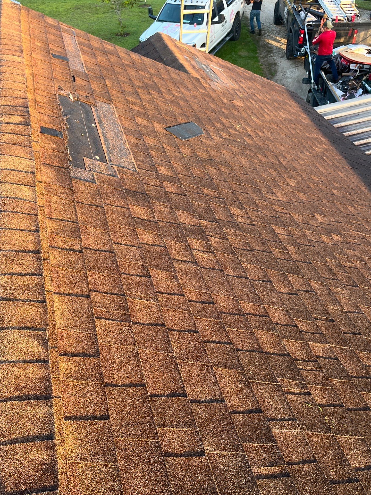 Residential Roofing Installation using Owen's Corning Duration (Lifetime) Shingles by Roof Repair Company