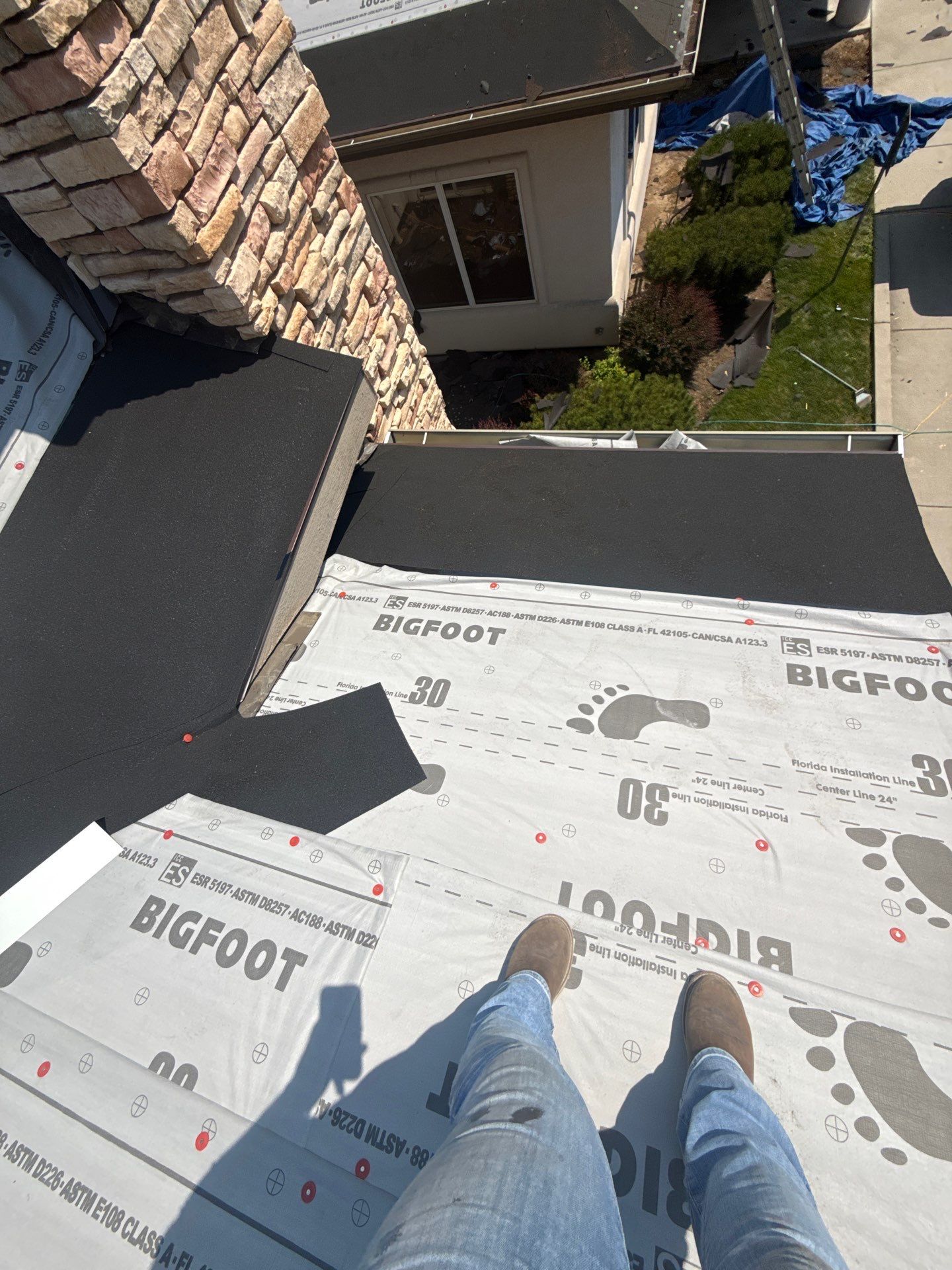 Boise Commercial Roof Replacement with Brown Architectural Shingles by Olive Roofing