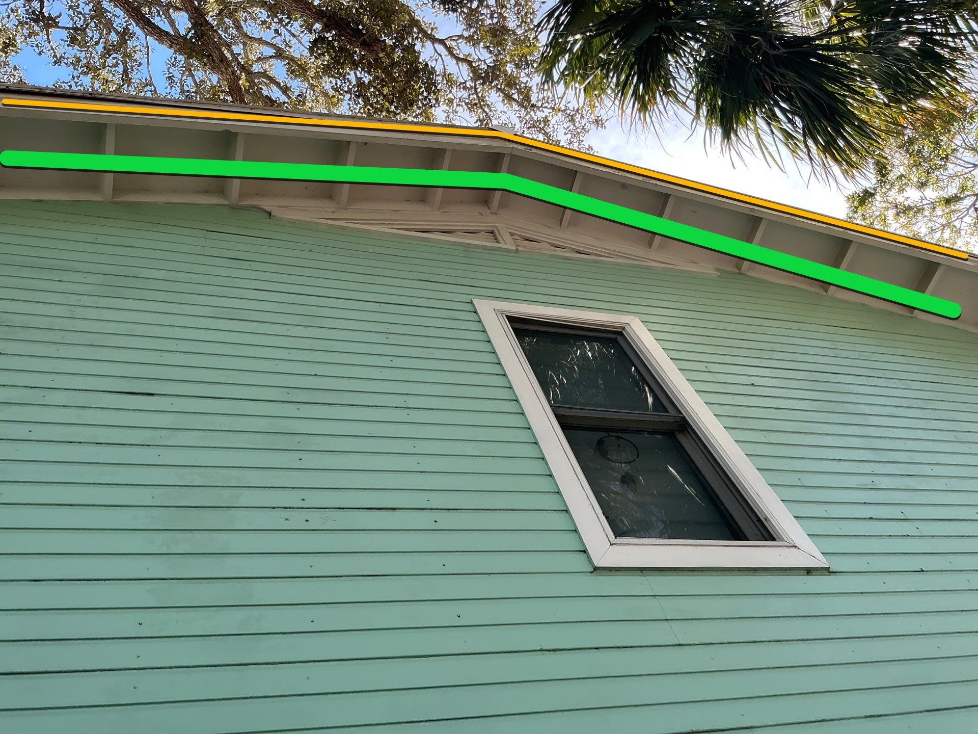 New White Soffit Project in Safety Harbor, FL by Gutter Professors