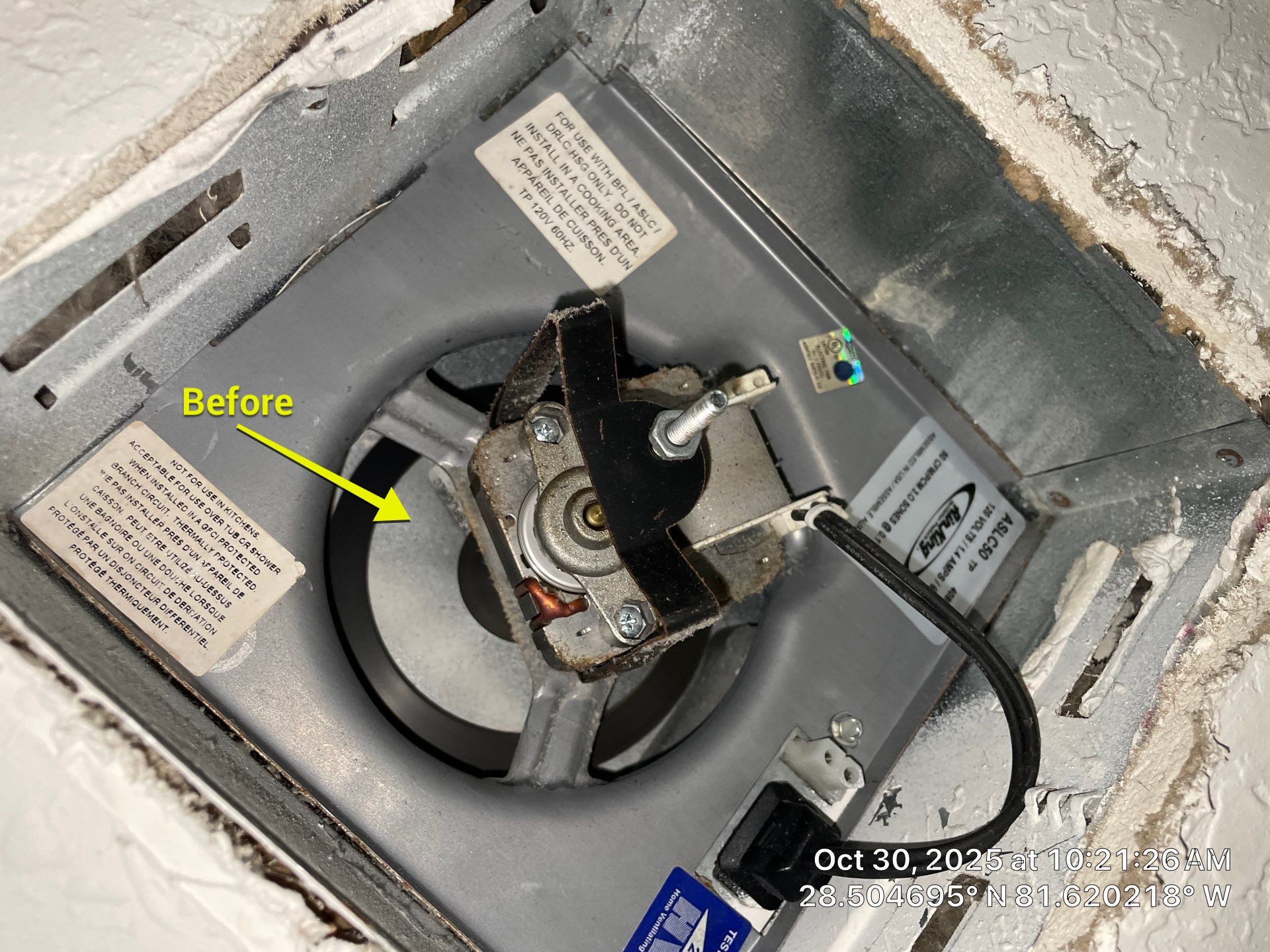 Dryer Vent and Bathroom Exhaust Fan Cleaning in Winter Garden by Hygienic Air, Inc