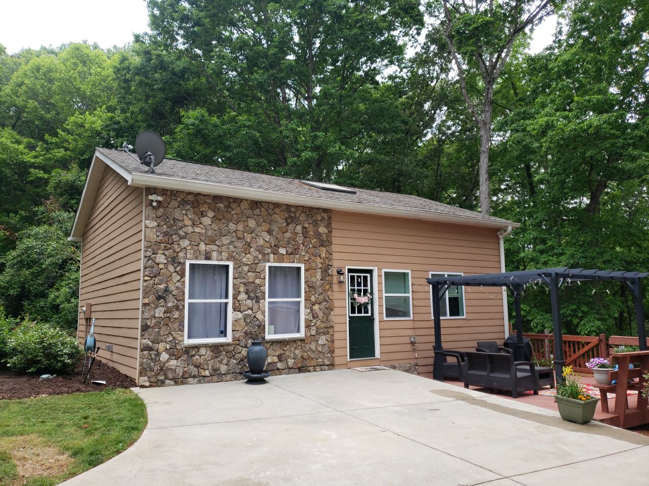 House Wash using cleaner by G&H Home Tech Pros LLC