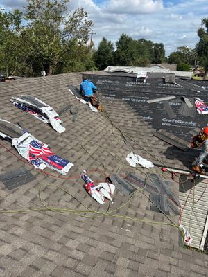 Residential Roofing Repair using Owen's Corning Duration (Lifetime) Shingles