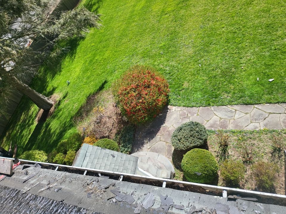 Residential Roofing Installation using onyx black by A Plus Exterior