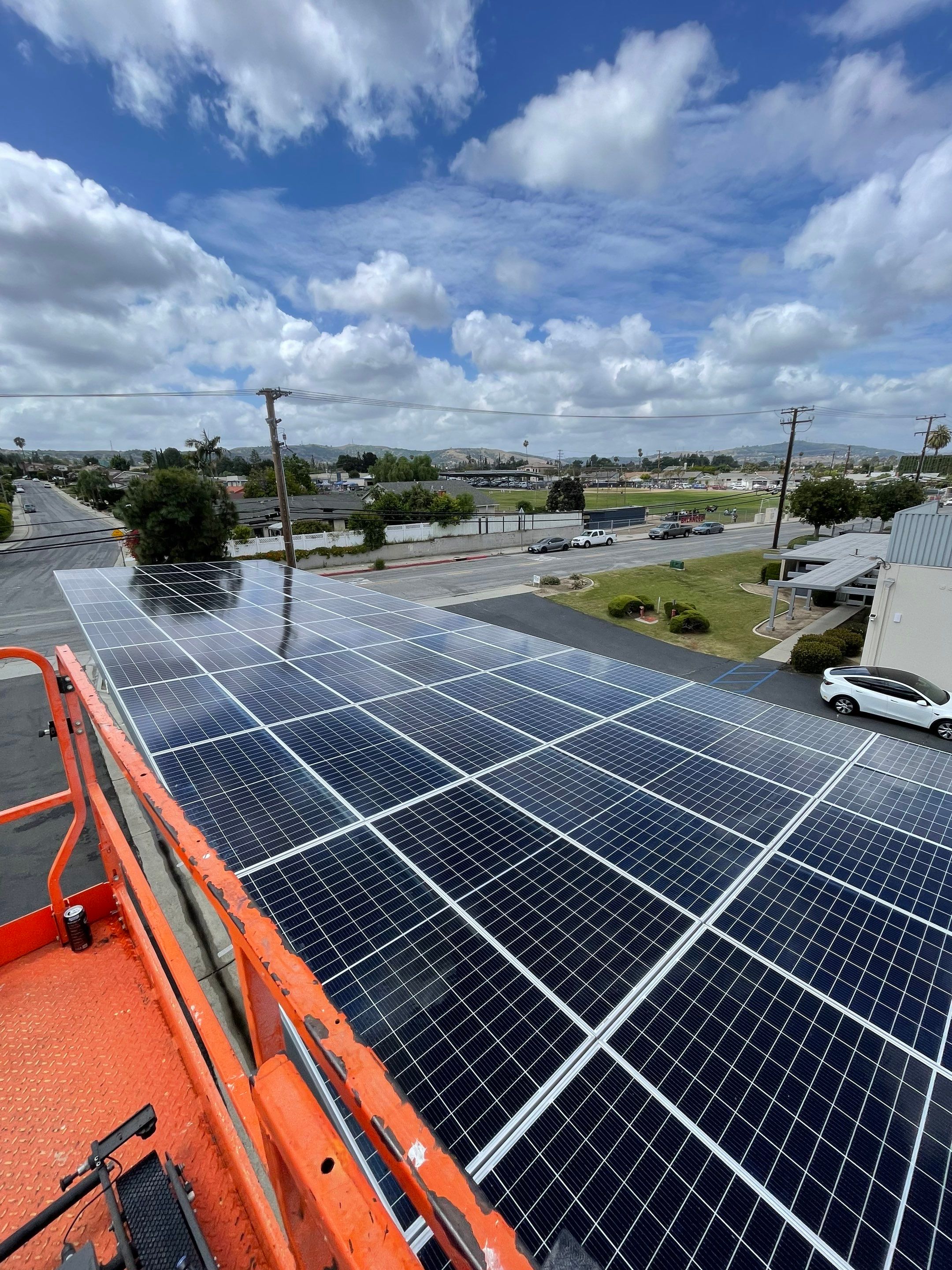 Commercial Solar Panel Cleaning by Palm Coast Solar Cleaning