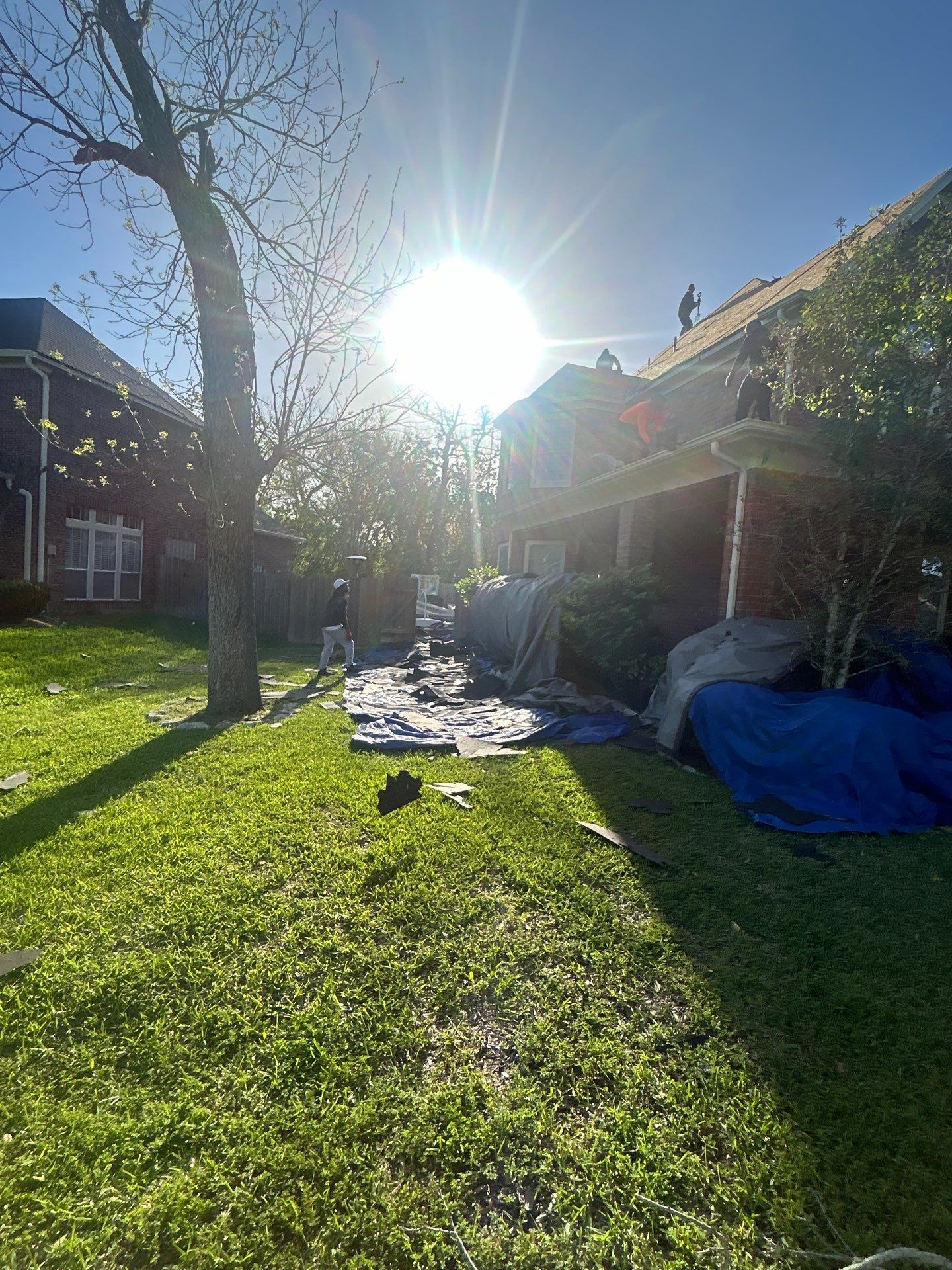 Residential Roofing Installation using Owen's Corning Duration (Lifetime) Shingles by Roof Repair Company