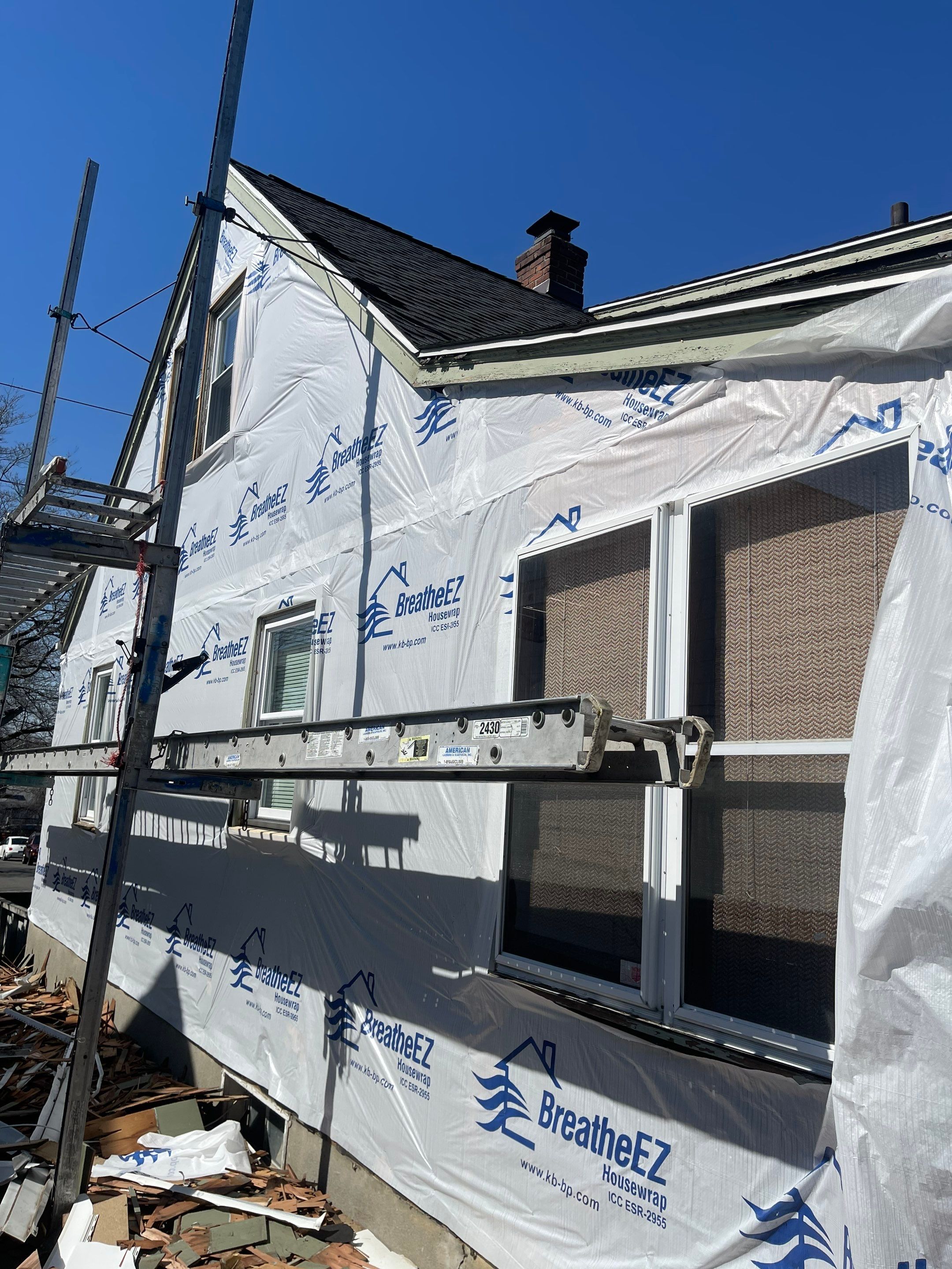Siding Installation using Certainteed Monogram Charcoal Gray by A Plus Exterior