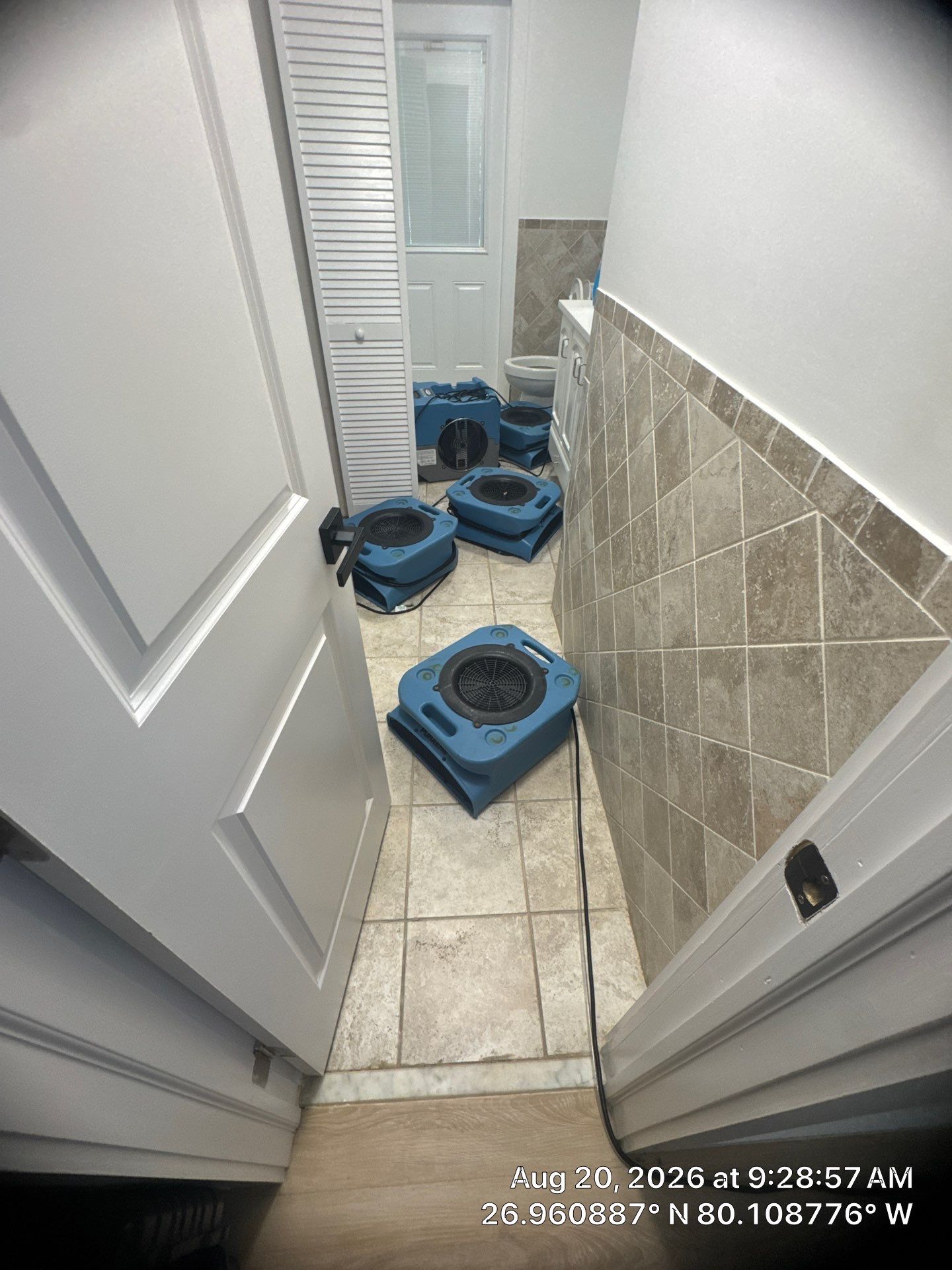 Water Damage Restoration and Moisture Mitigation for Residential Interior by SuperClean