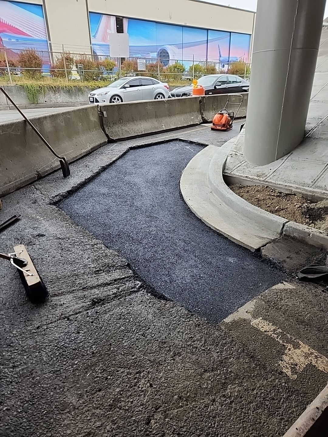 Kraemer North America | Airport Road Repair by Jireh Asphalt & Concrete Inc 