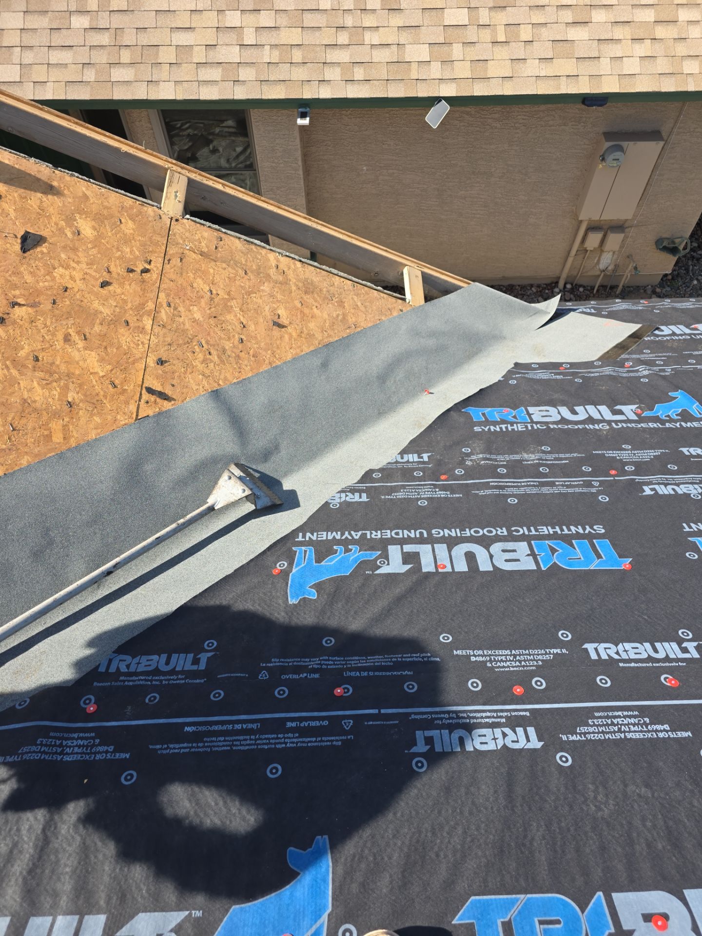 Residential Roof Install using GAF by Weather-Tite Roofing