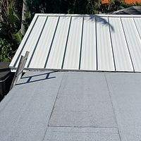 24ga 1.5" Mechanical Seam Solar White by Total Roofing System The Metal Roof Experts