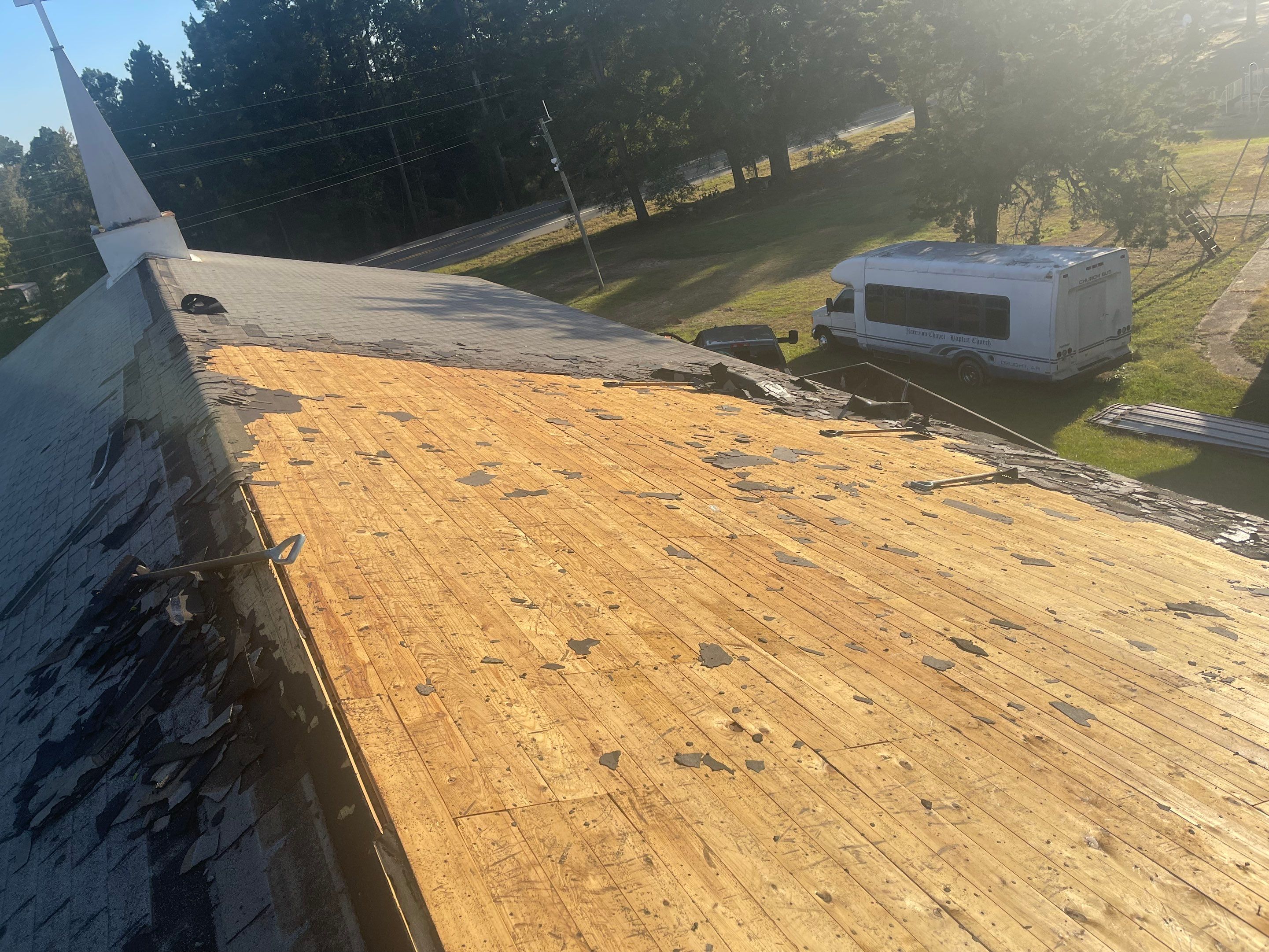 Residential Metal Roof Replacement using Reed's Metals: 26 GA. Colored Residential Metal Panels (Barn Red) by Hostetler Roofing