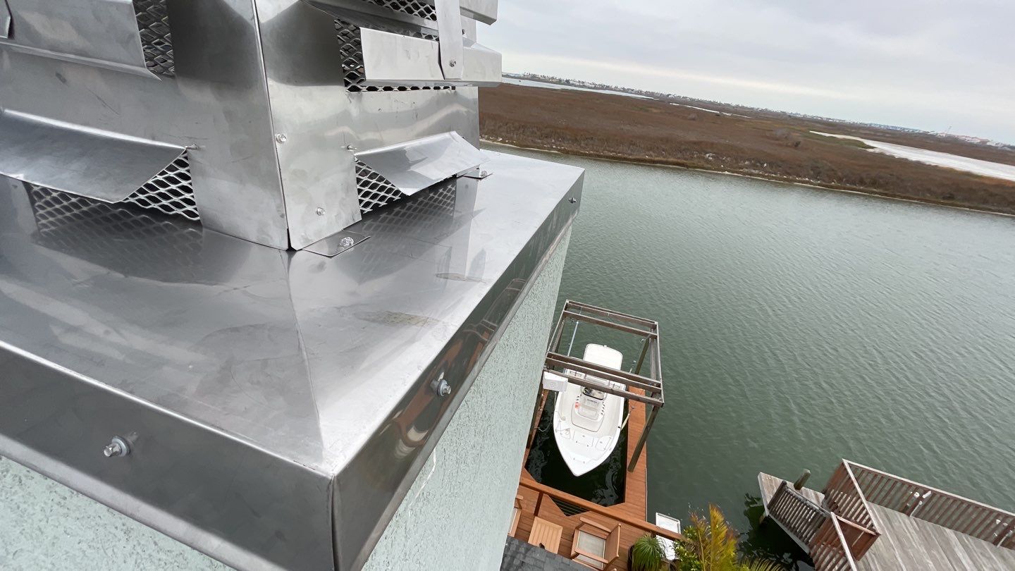 Chimney Cap Replacement by Lighthouse Roofing