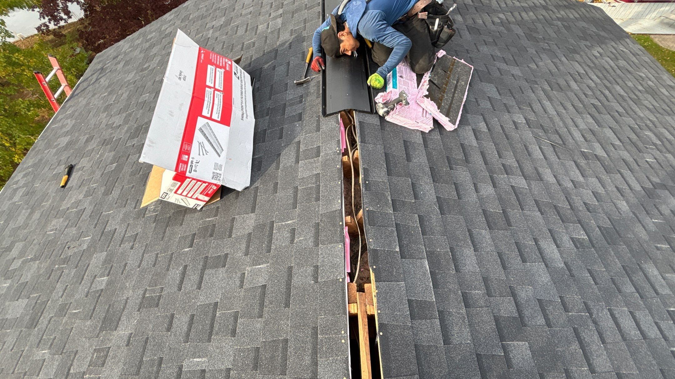 Roof Replacement using Owens Corning Onyx Black by 180 Contractors