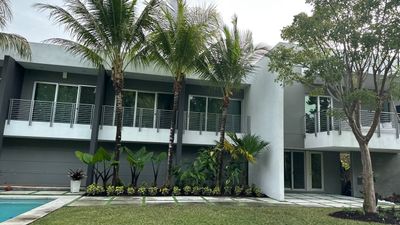 Landscape on New Home in Pinecrest, FL
