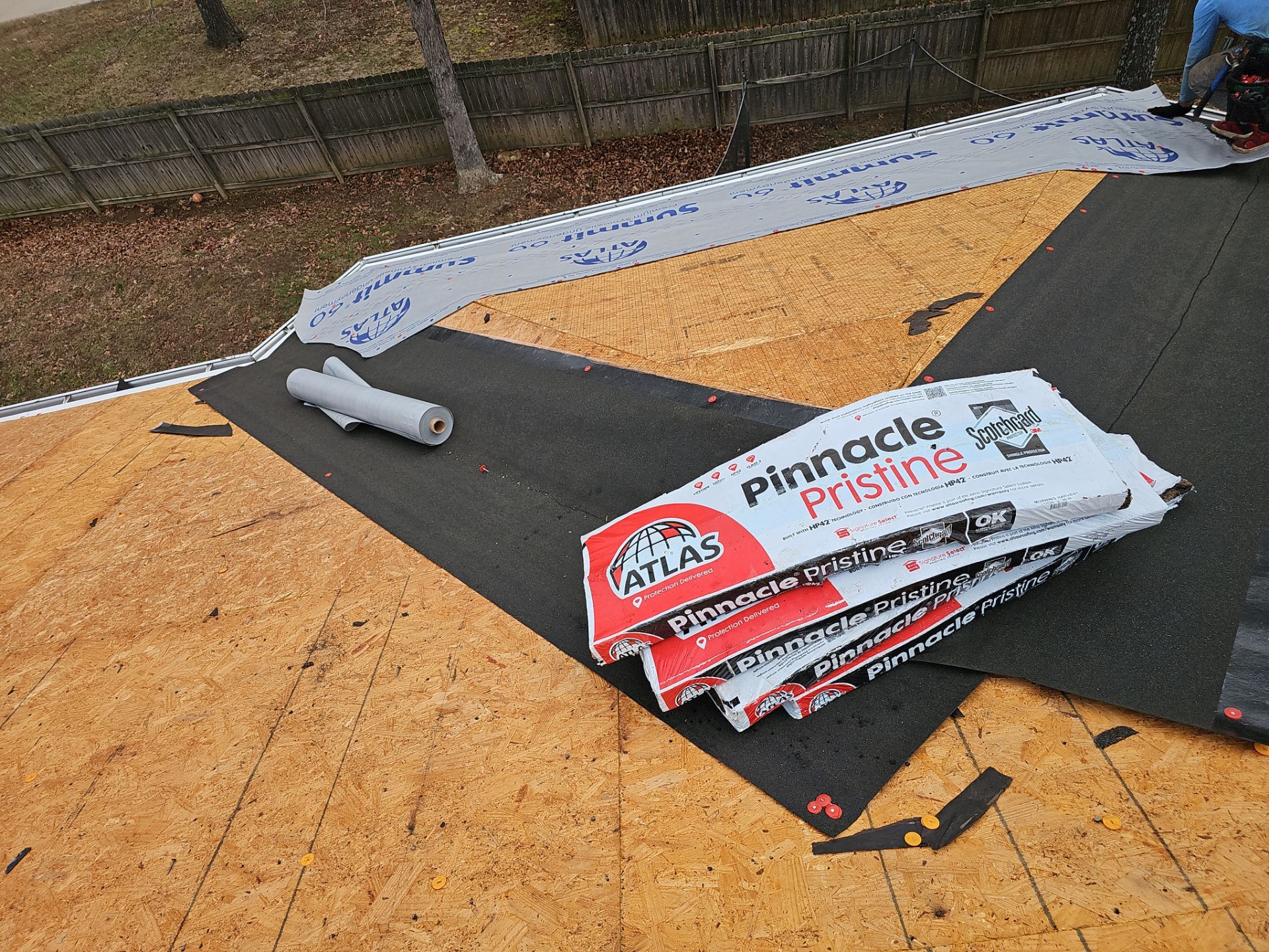 Residential Roof Replacement - Atlas Pinnacle Pristine Architectural Shingles - Color Morning Harvest  by Titan Commercial & Residential Roofing 