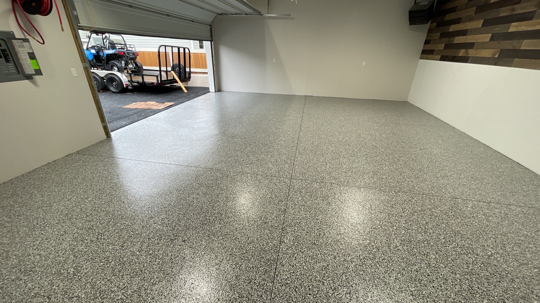 Garage Transformation using Domino and the Penntek Evolution System by Croc Coatings, LLC