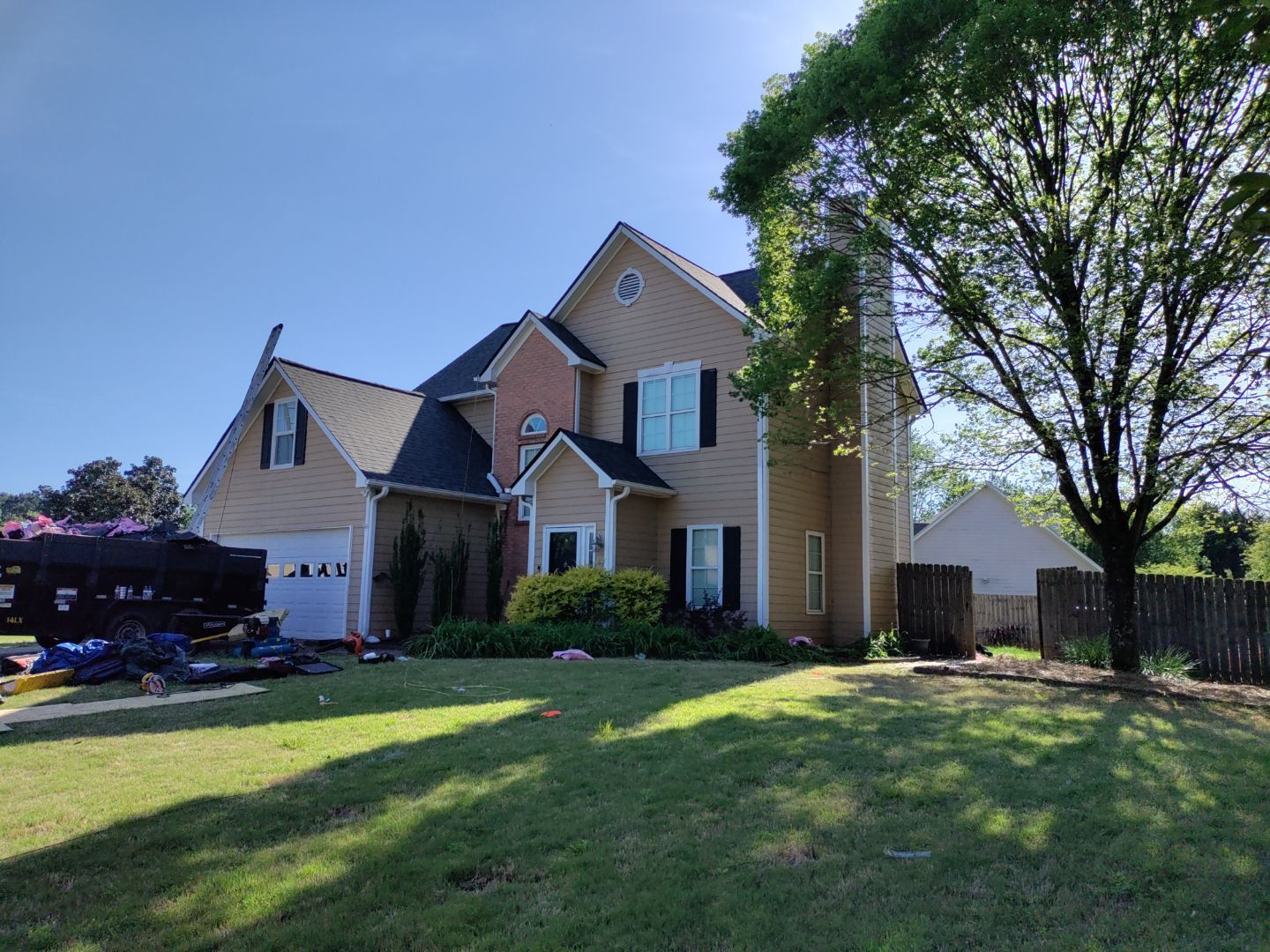 Residential Roof Replacement using Owens Corning TreDef Duration Williamsburg Grey by Inspector Roofing and Restoration